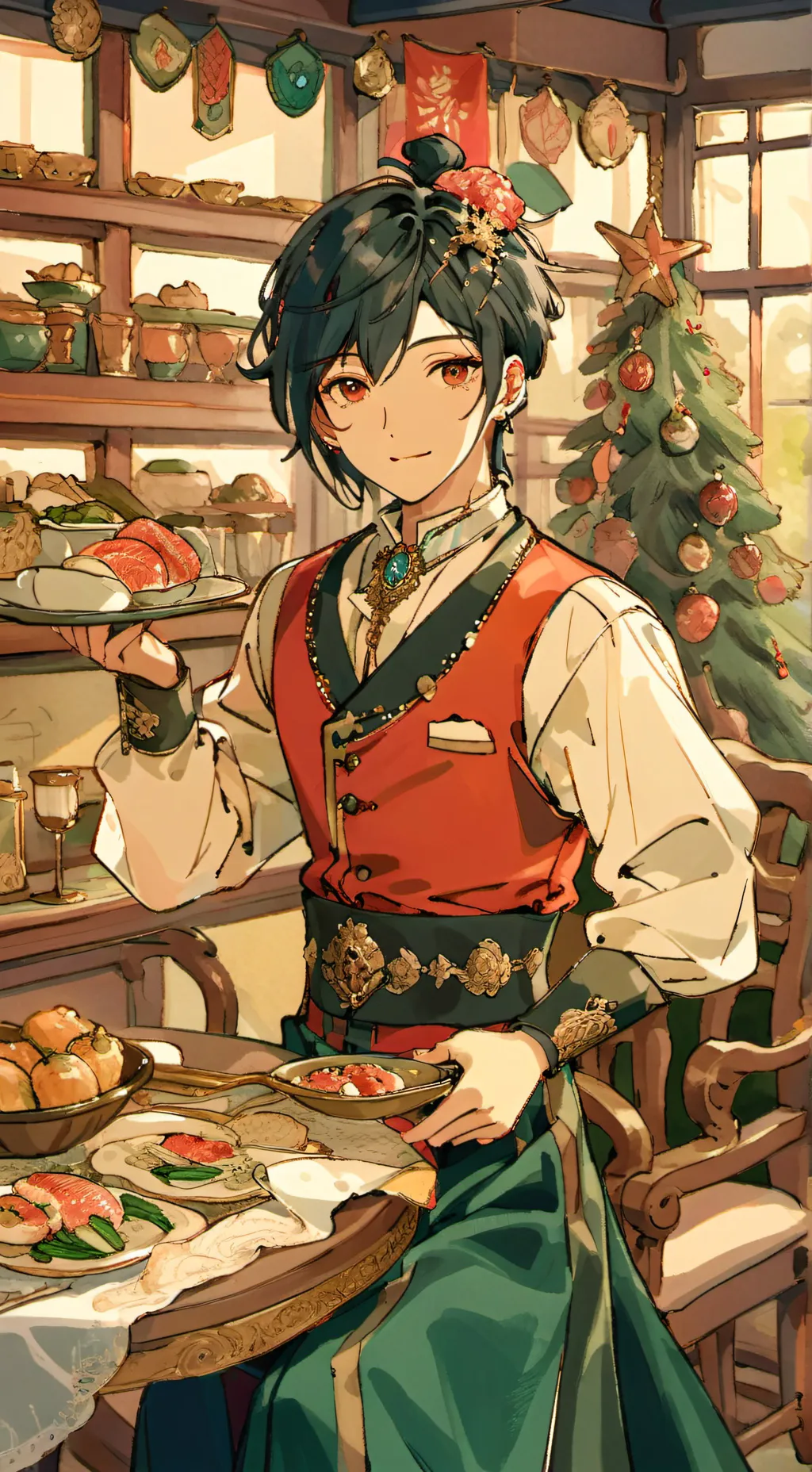 ai character: Alastor  background