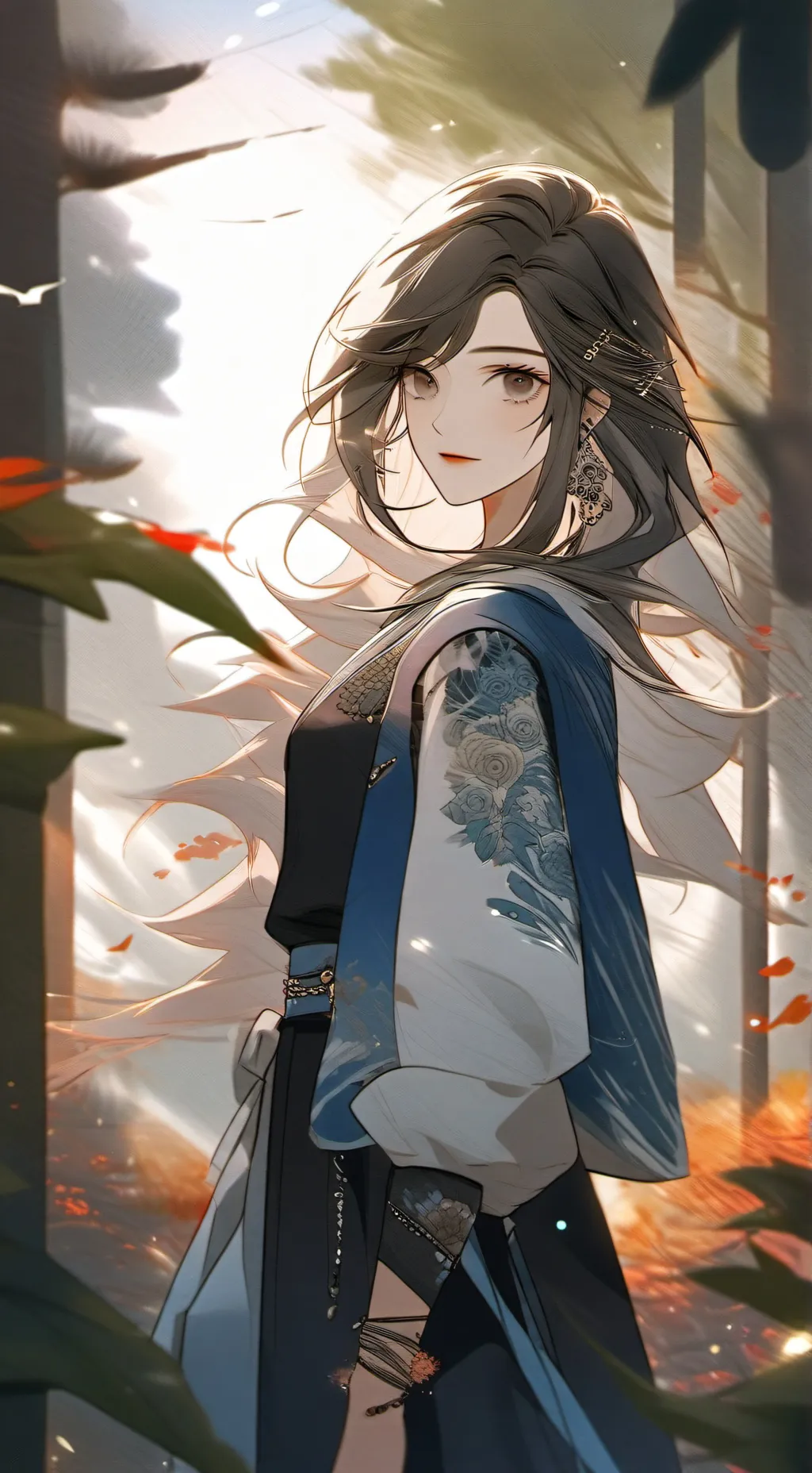 ai character: MoonBerry🍓🌙 background