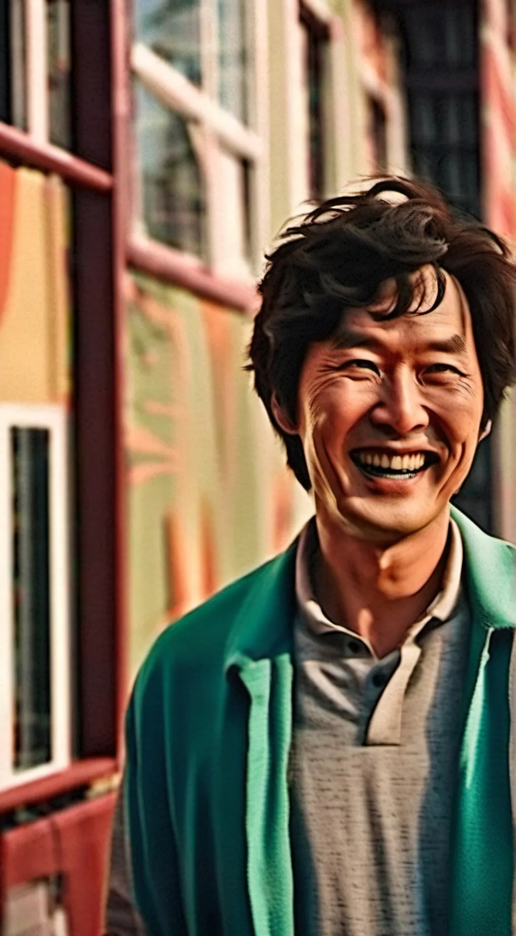 ai character: SquidGame good end background