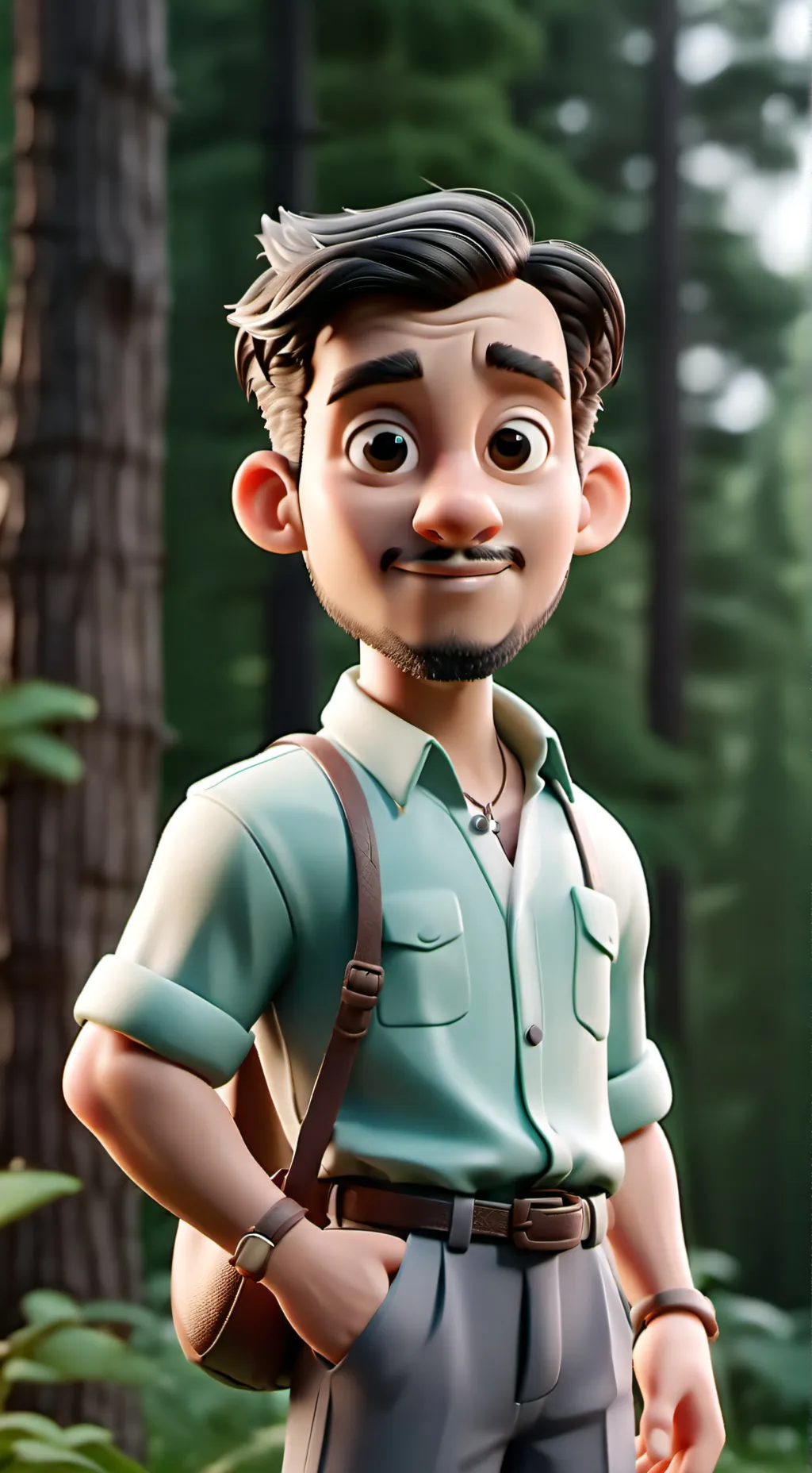 ai character: Steven  background