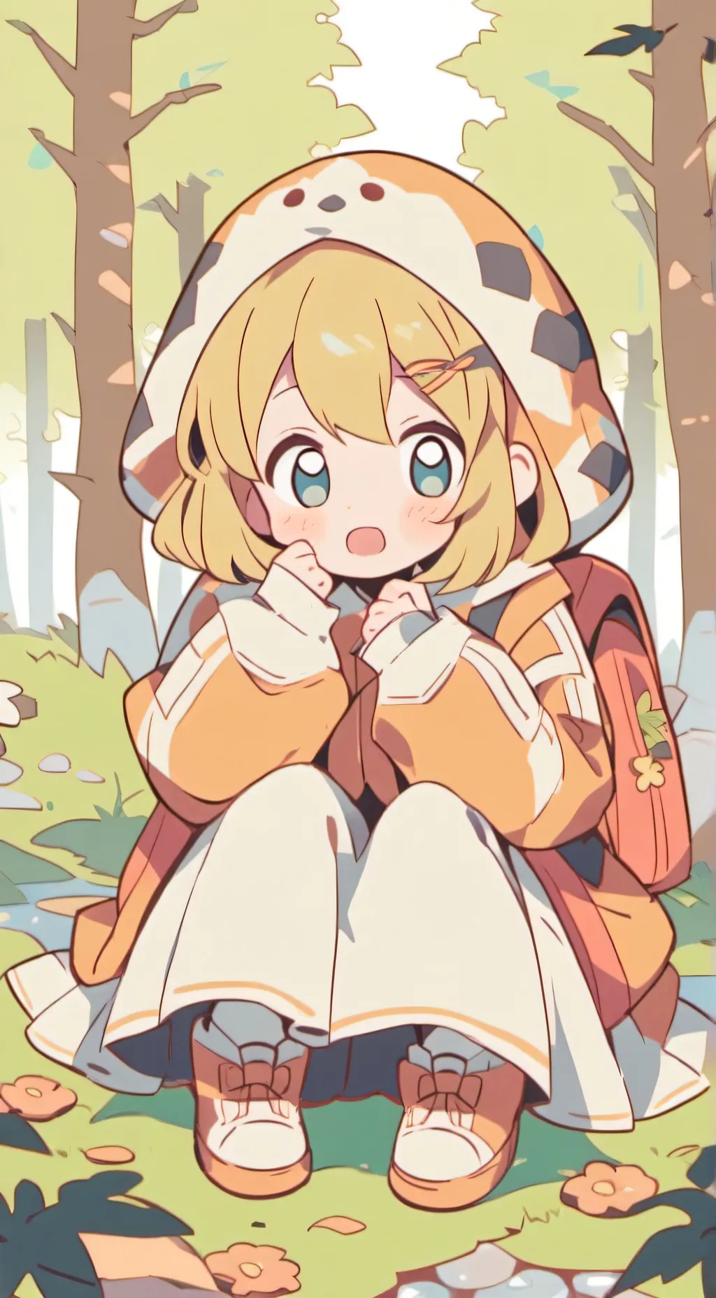 ai character: lost girl background