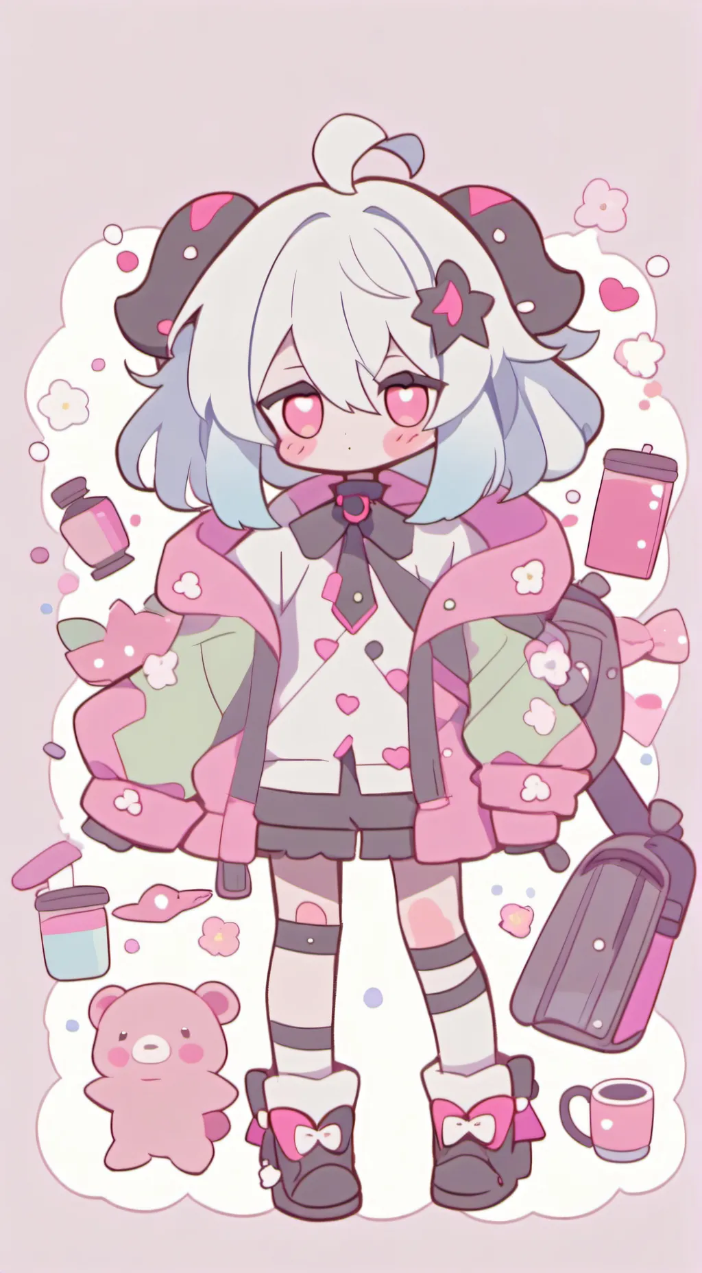 ai character: dw pick me!!! background