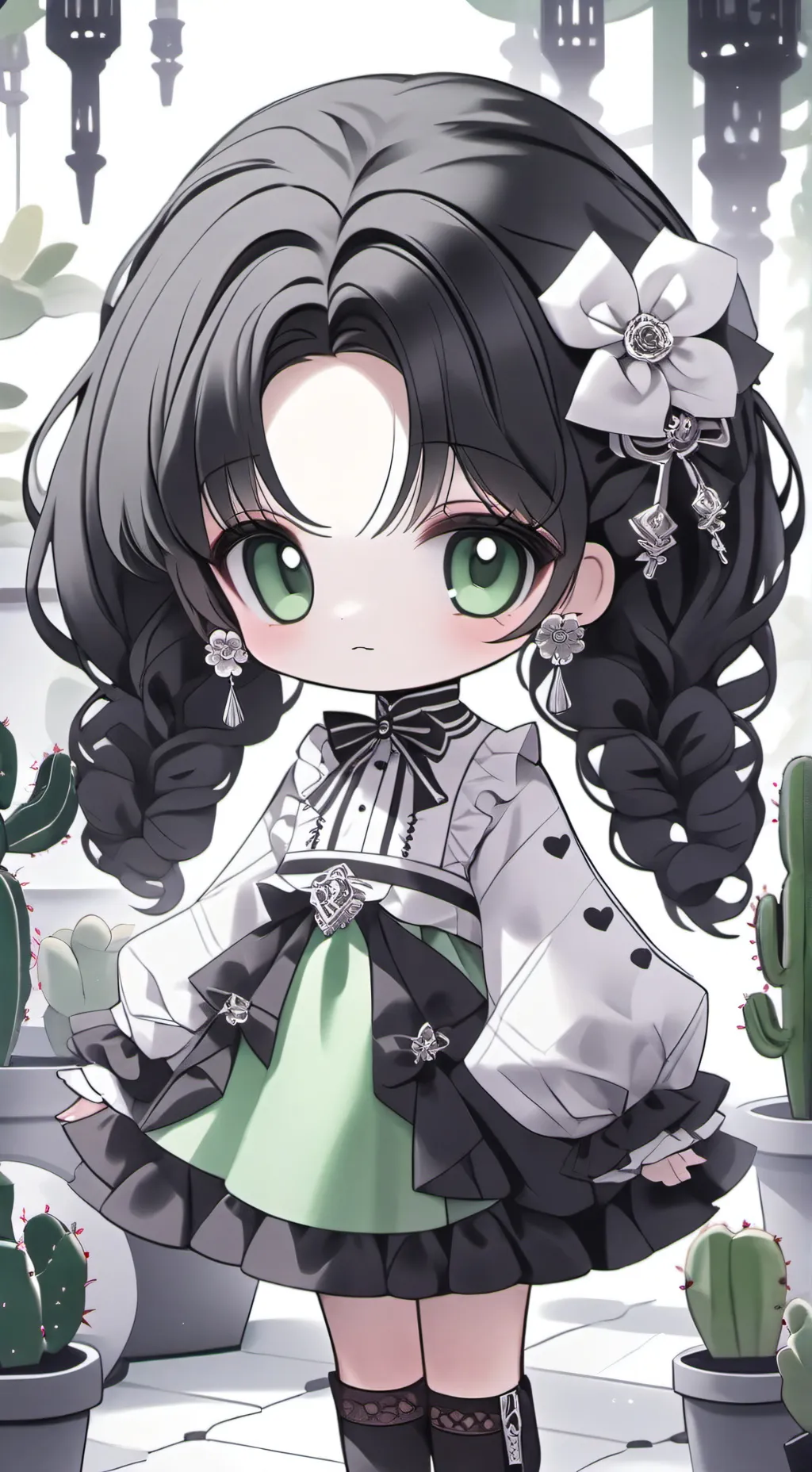 ai character: Prickle... background