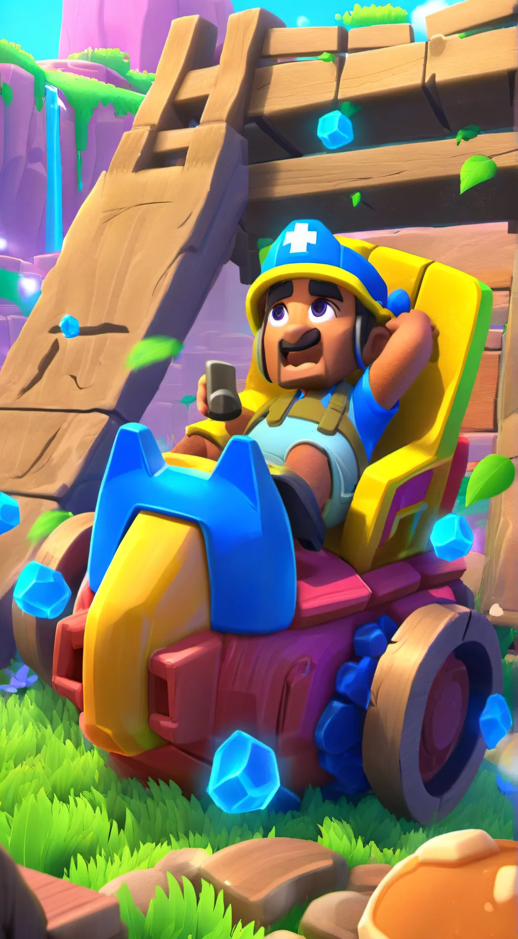 ai character: big Randy  background