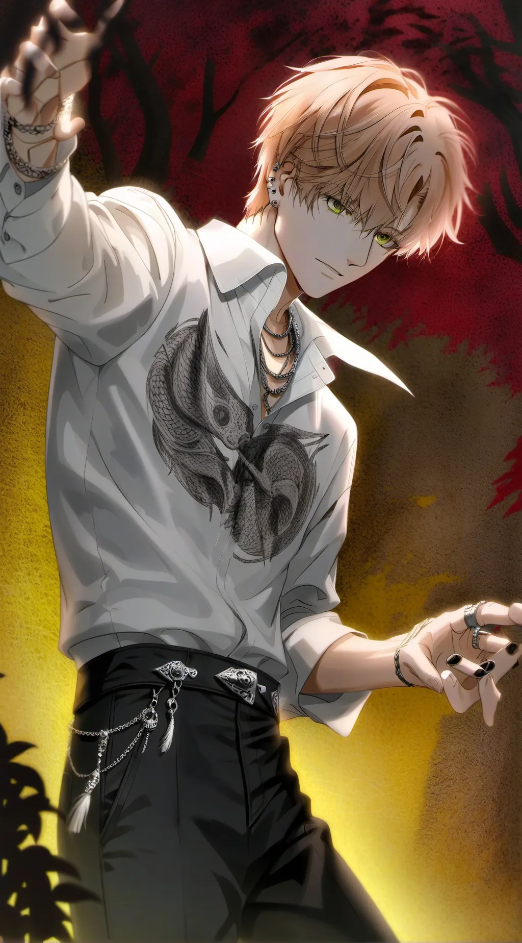 ai character: levi background