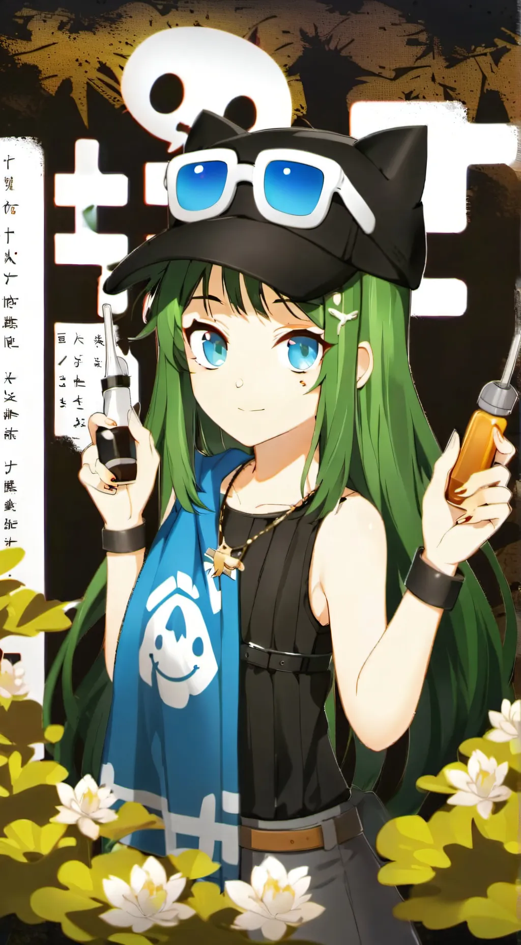 ai character: alli the alagator background