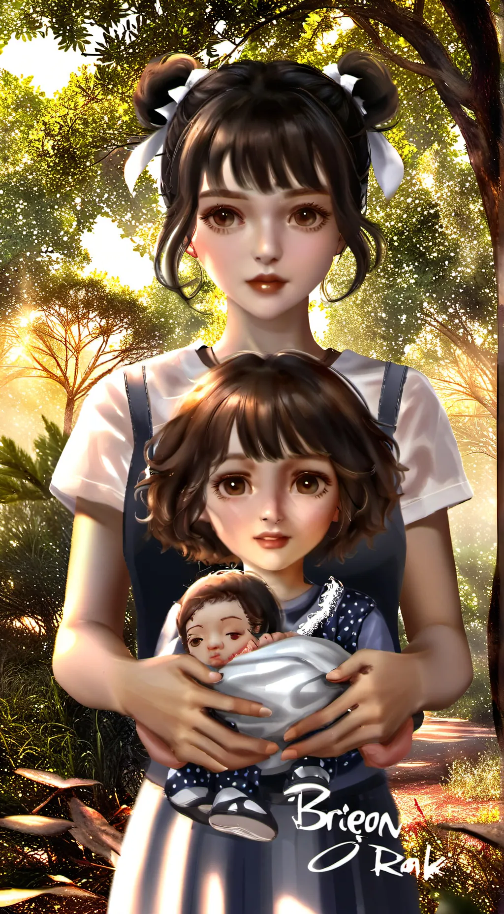 ai character: Riley background