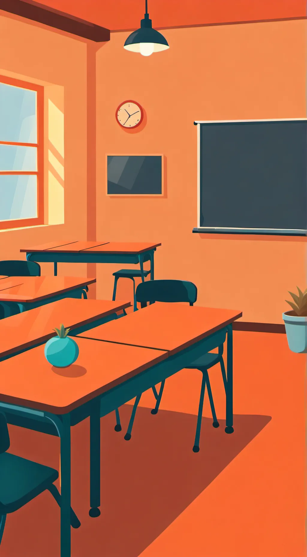 ai character: new school  background