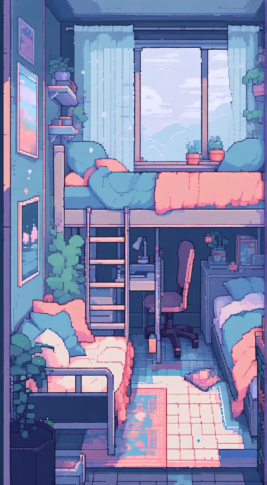 ai character: 5 dorm mates  background