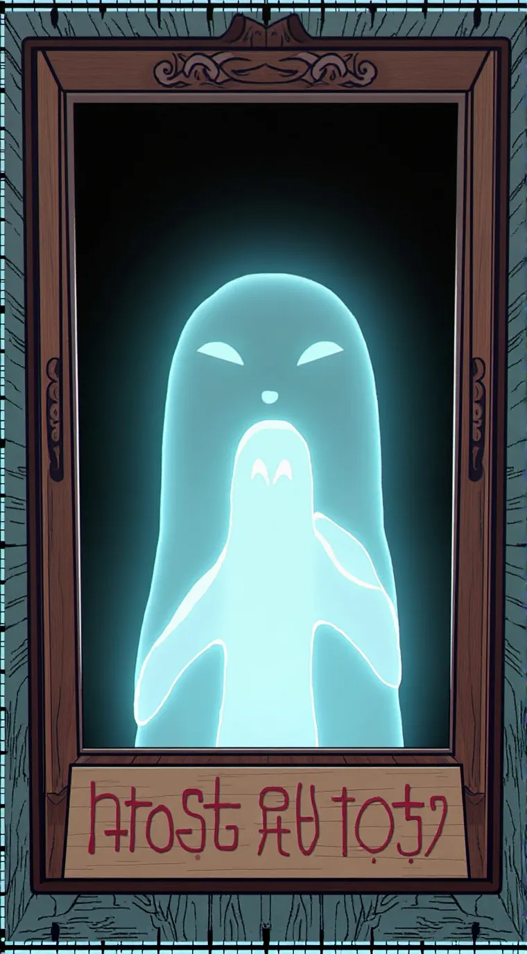 ai character: casa assombrada background