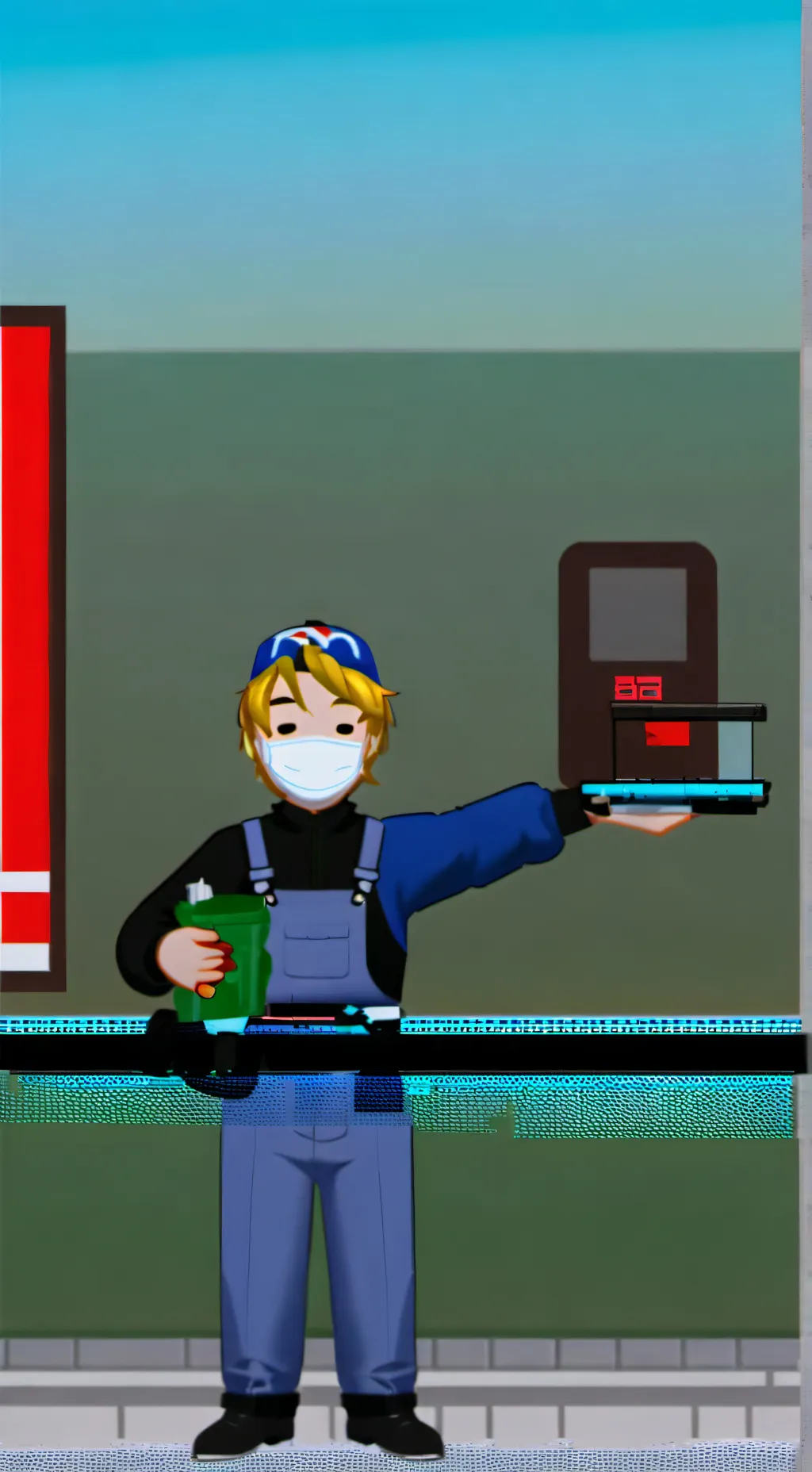 ai character: rondom background