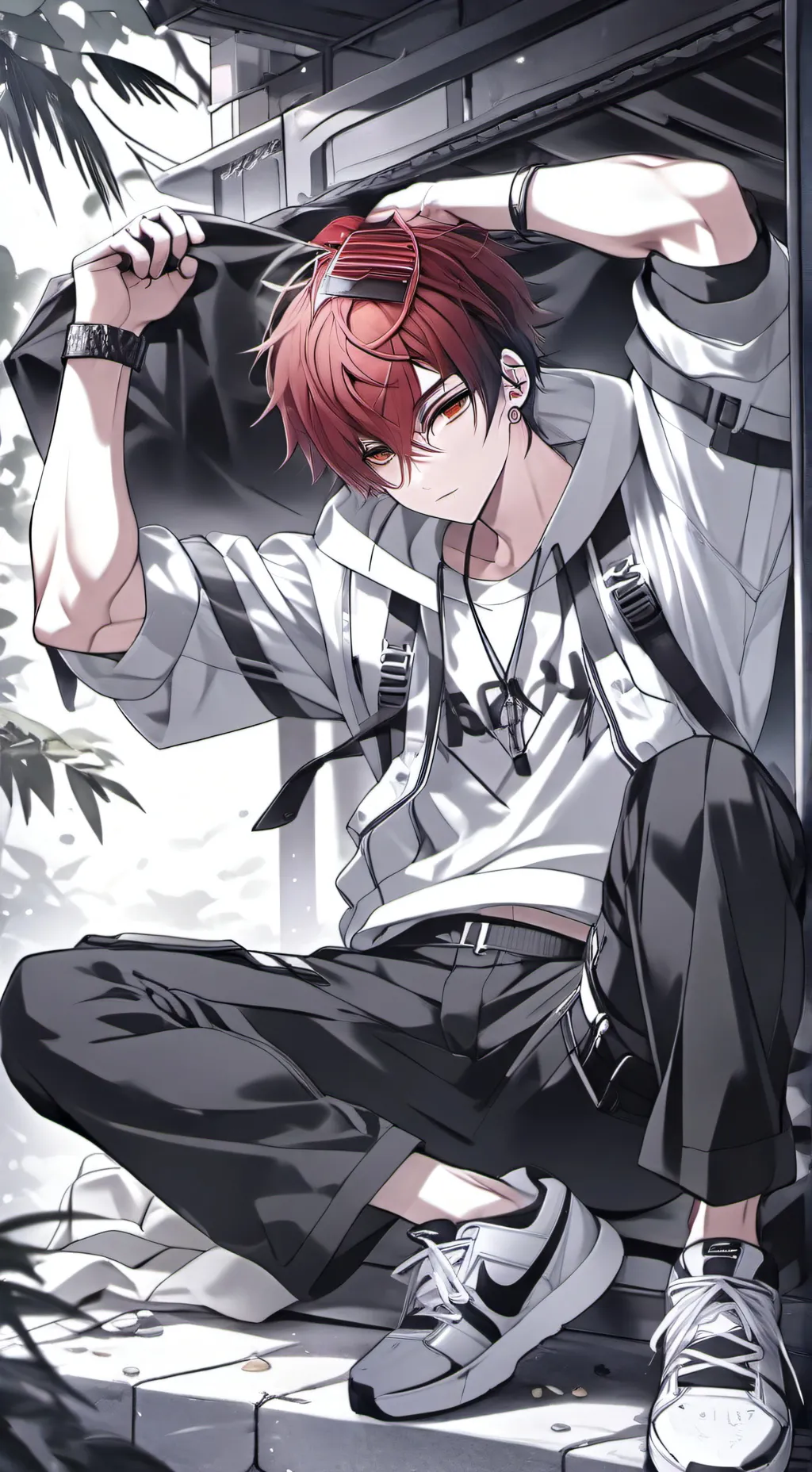 ai character: Kny new hashira  background