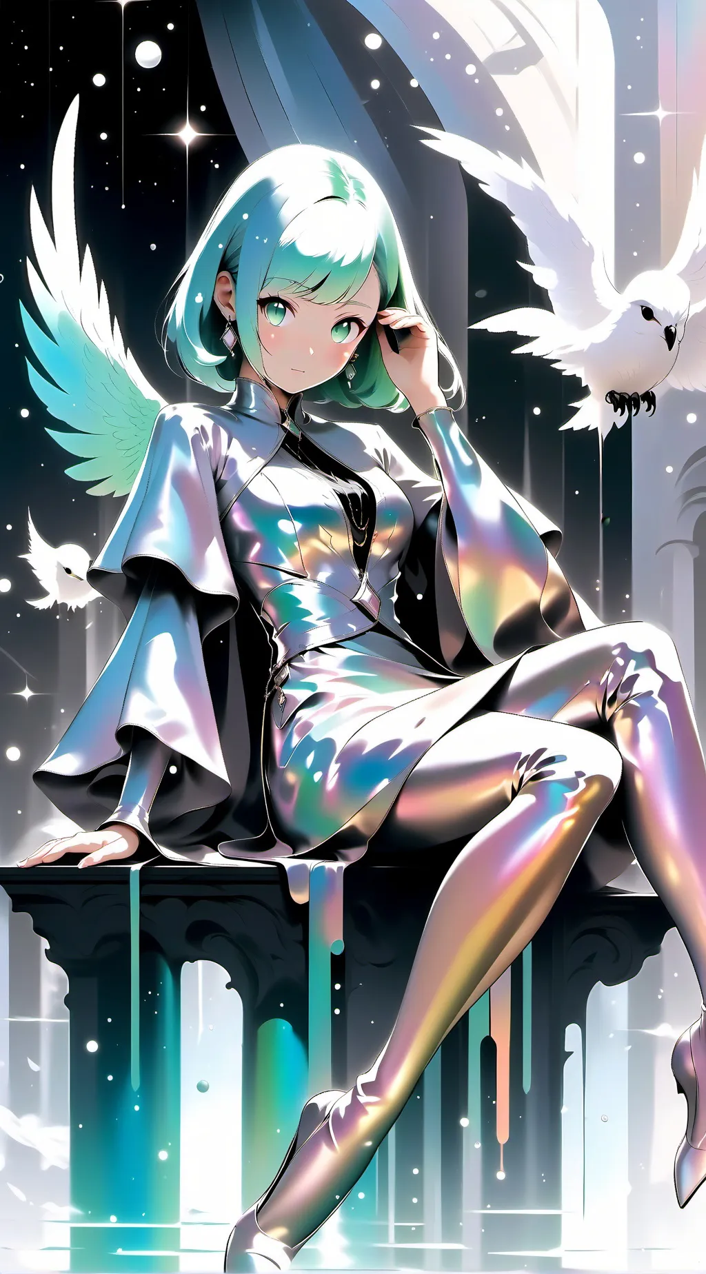 ai character: pizzaburger angst background