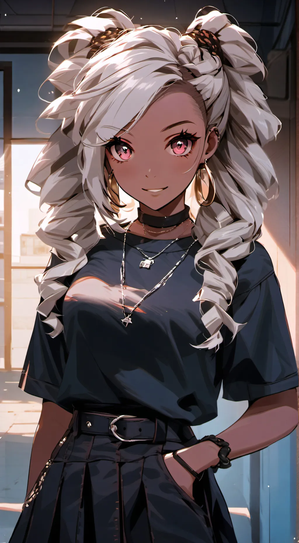 ai character: Kishanna Hall background