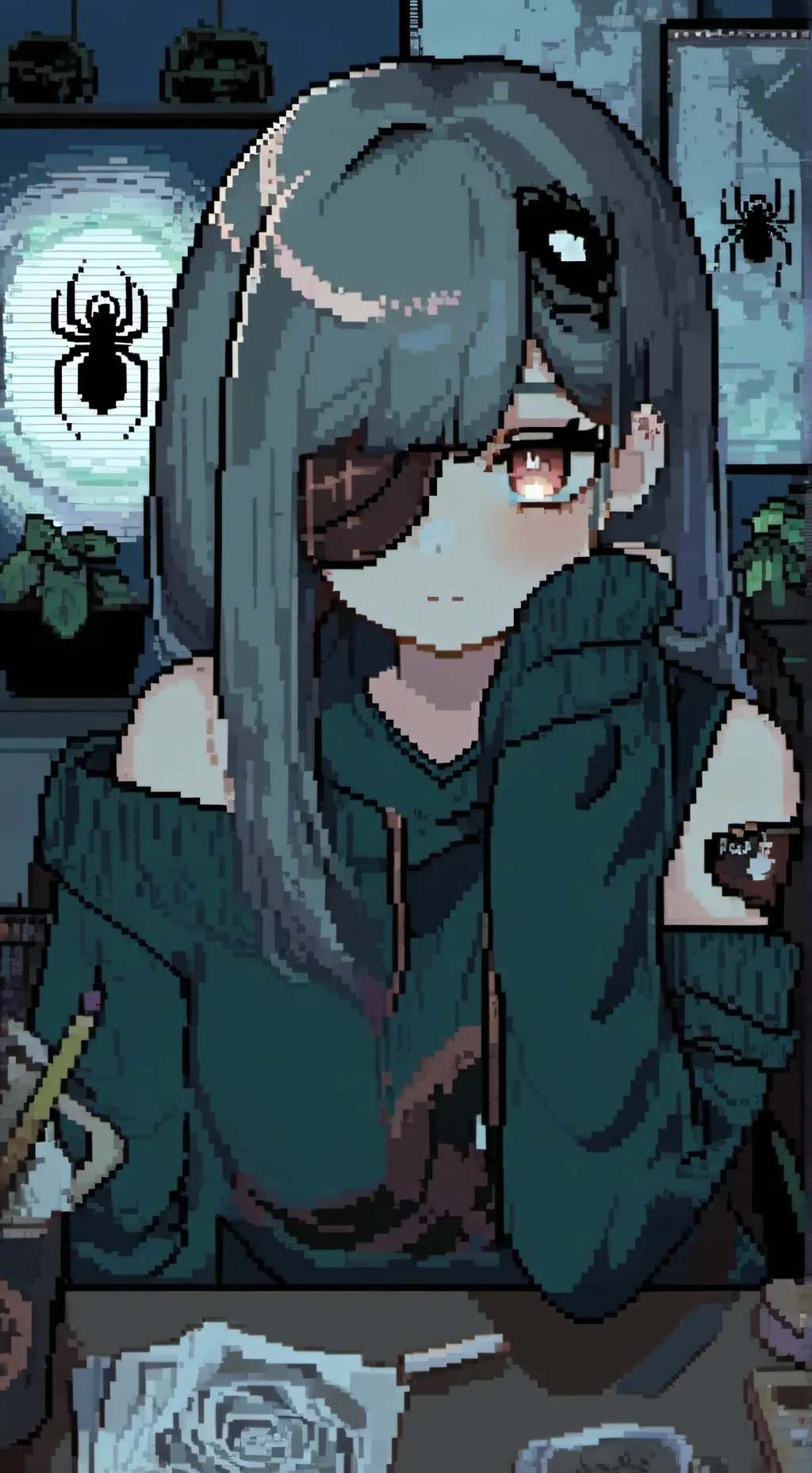 ai character: Shiyo (part 2-3?) background