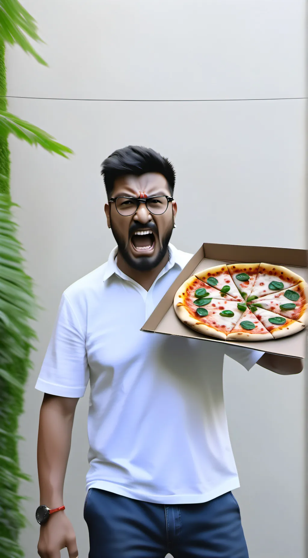 ai character: Злой чел background