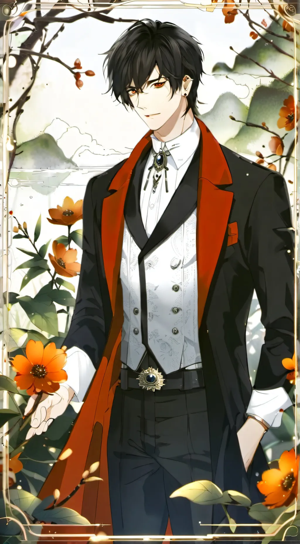 ai character: lynx background