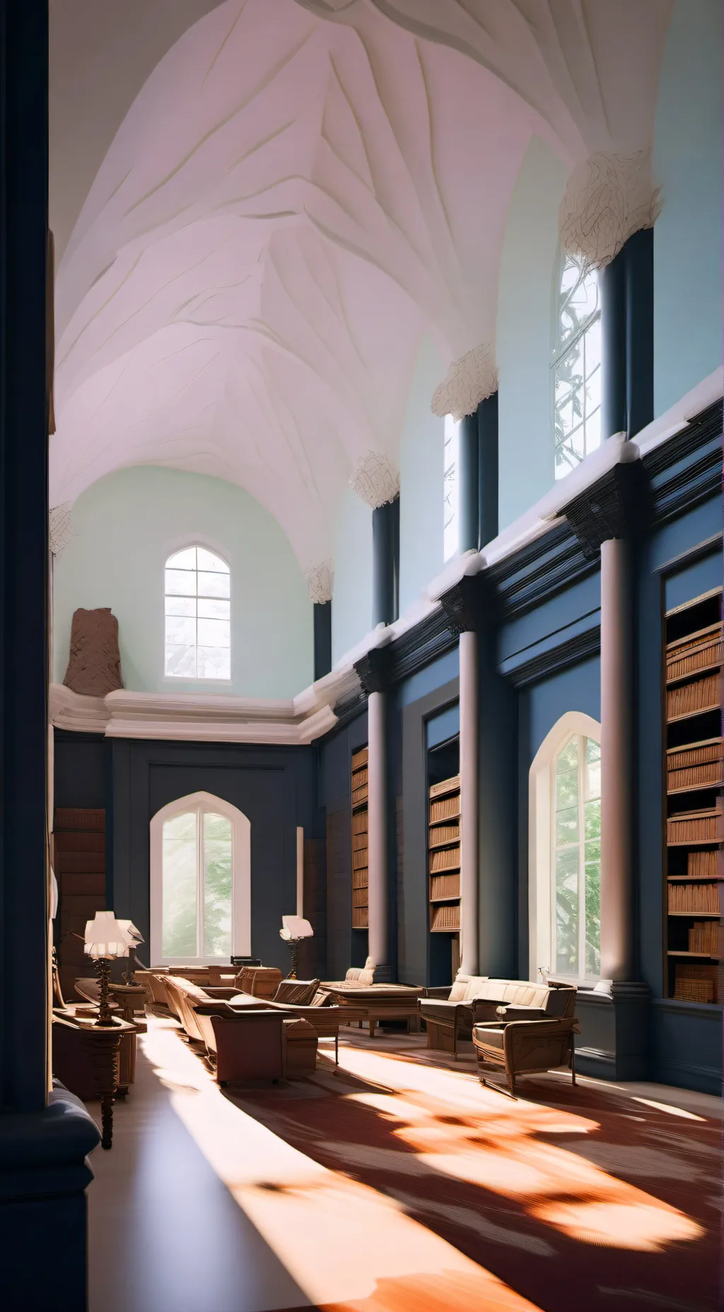 ai character: Mirror background