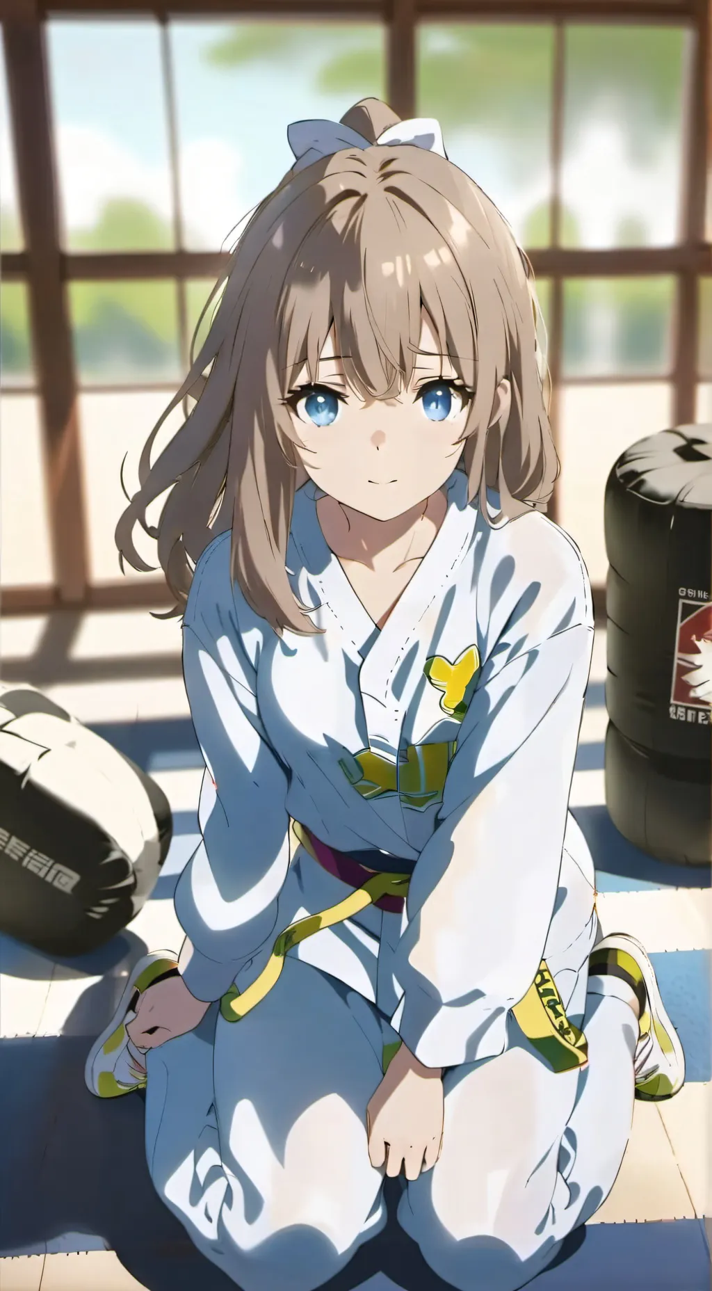 ai character: Sakura background