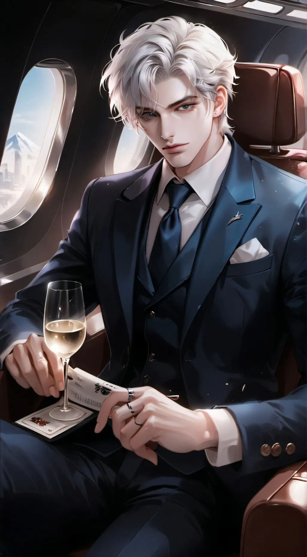 ai character: Maxime Bender background