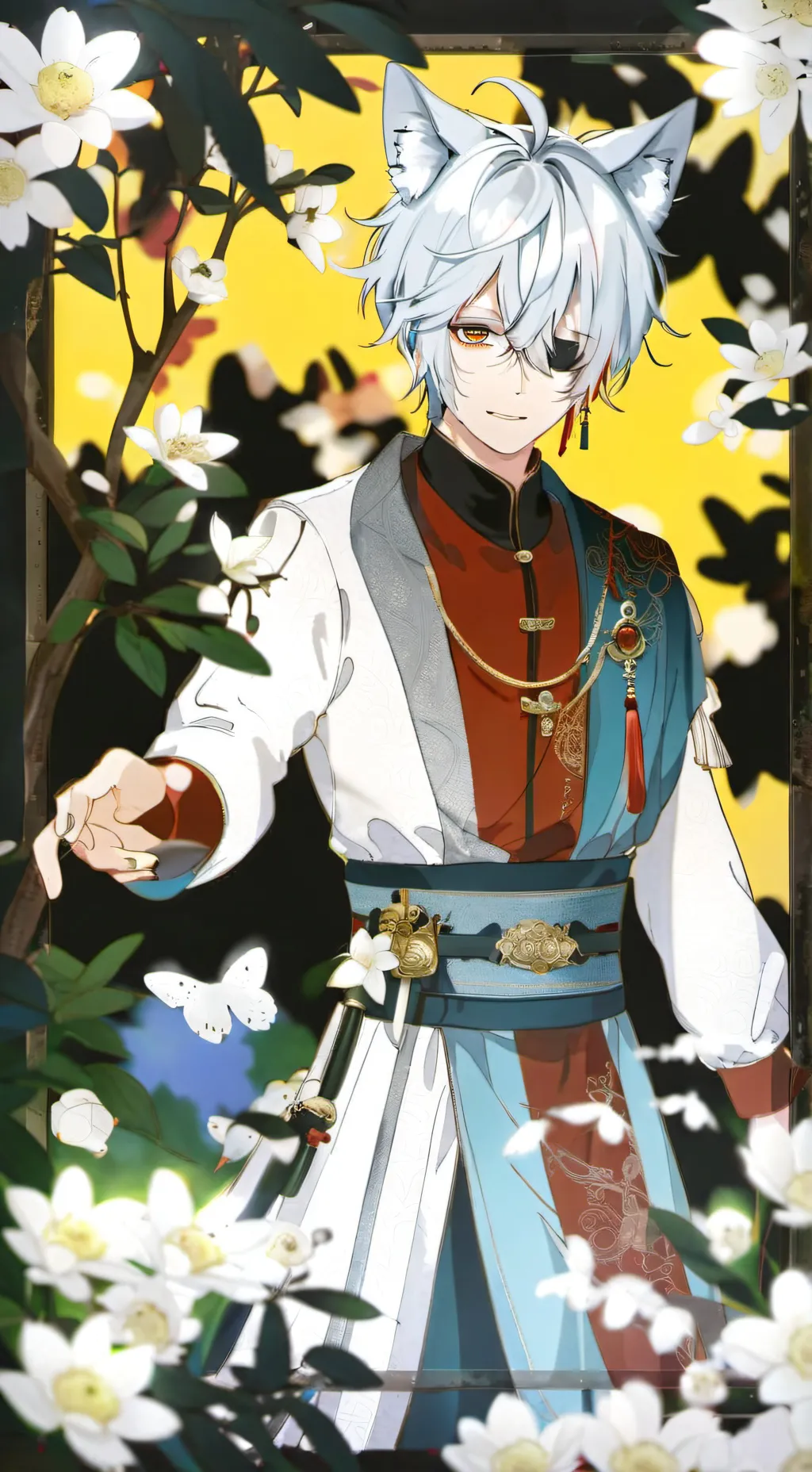 ai character: gema gatika background