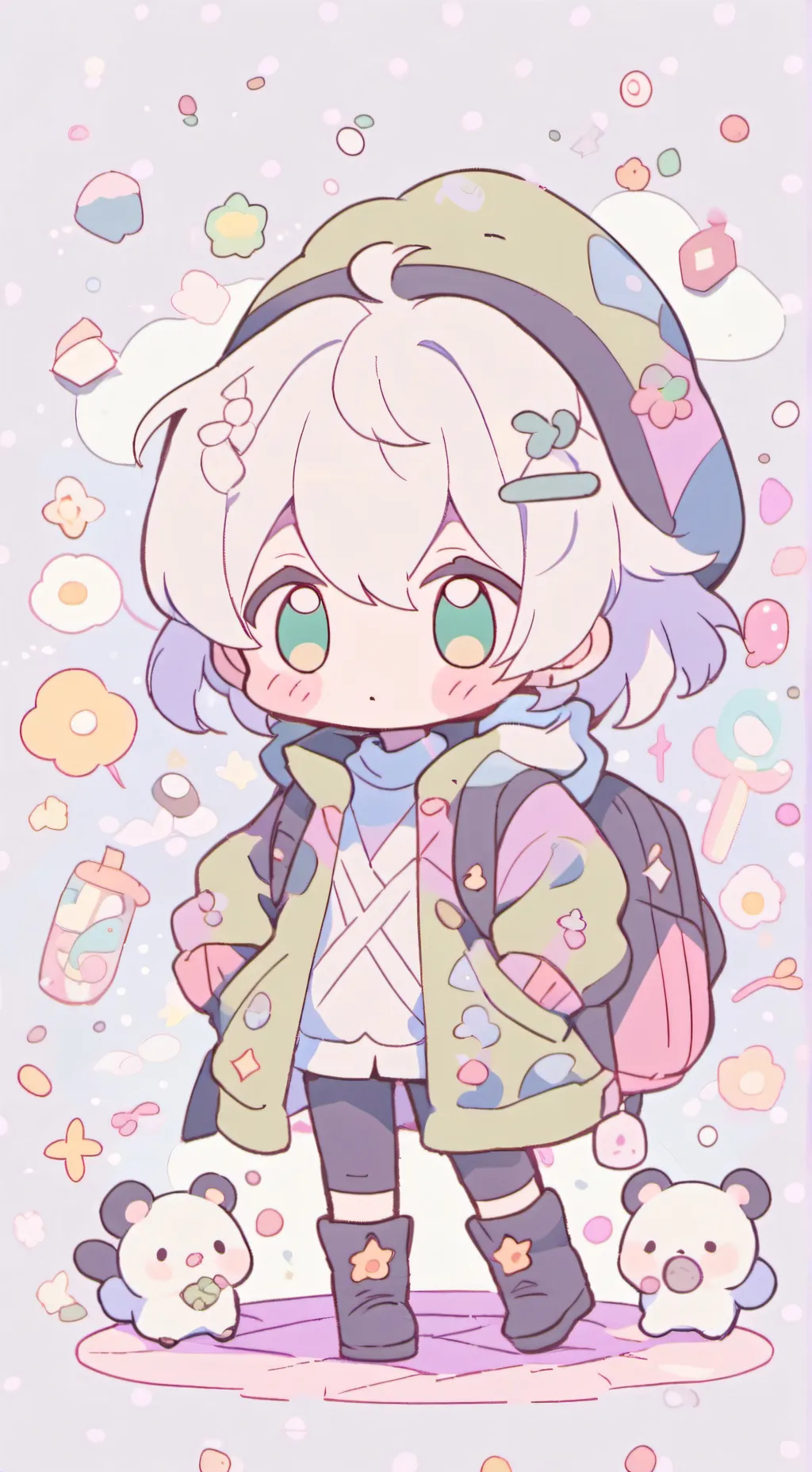 ai character: Etm x sprunki  background