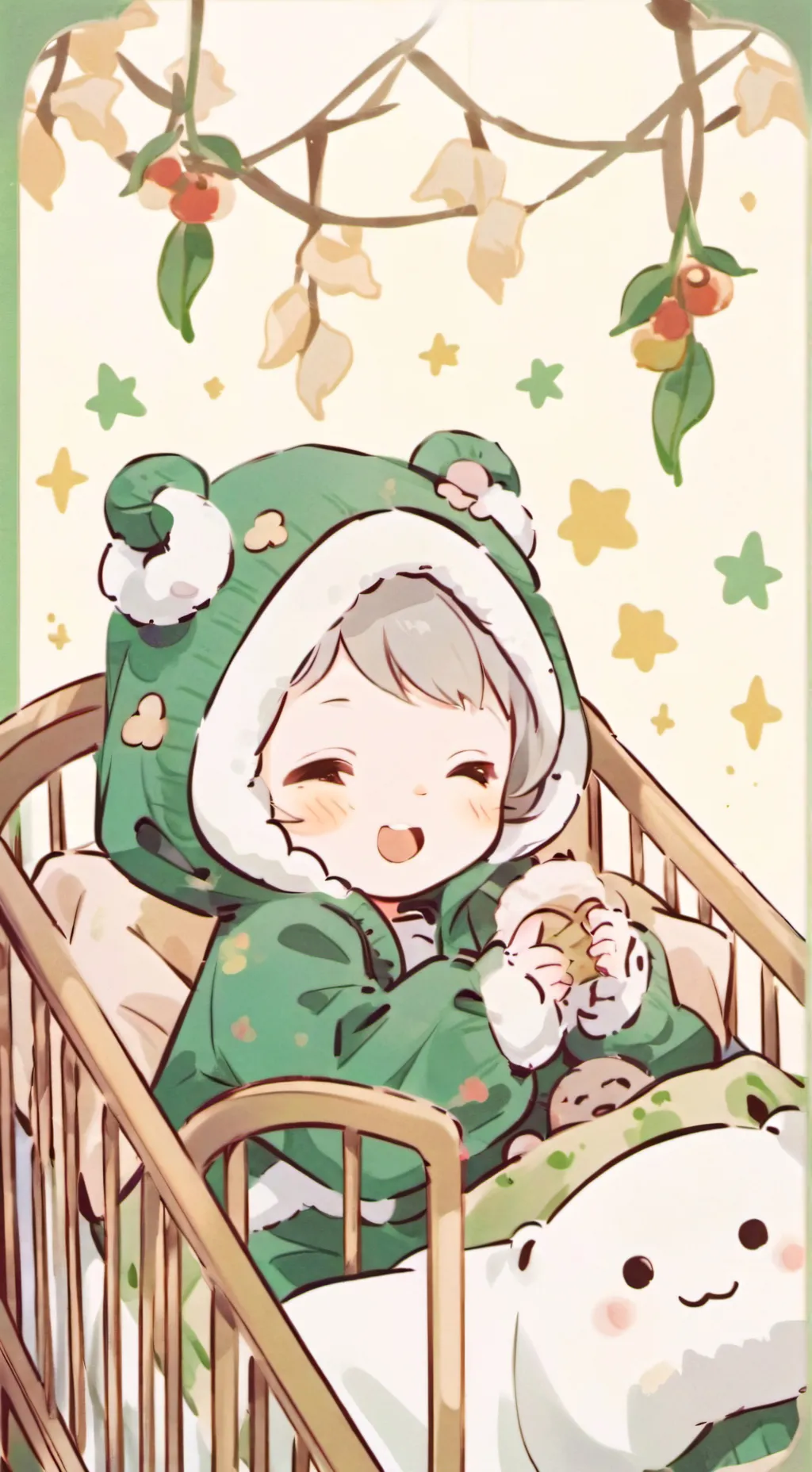 ai character: babies background