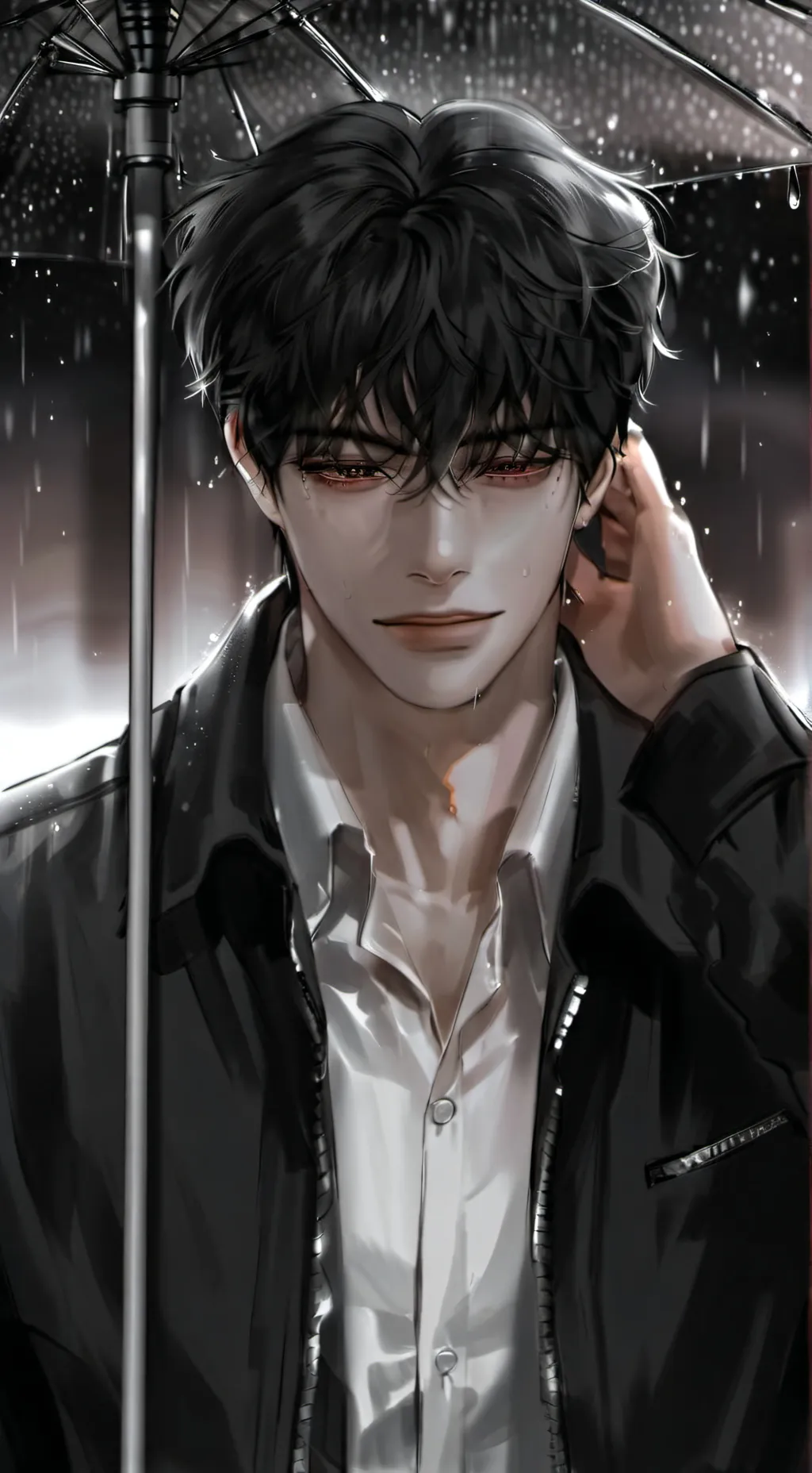 ai character: (☆~Hyun-Woo~☆) background