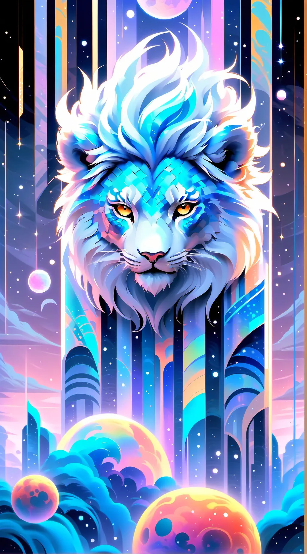 ai character: Leo  background