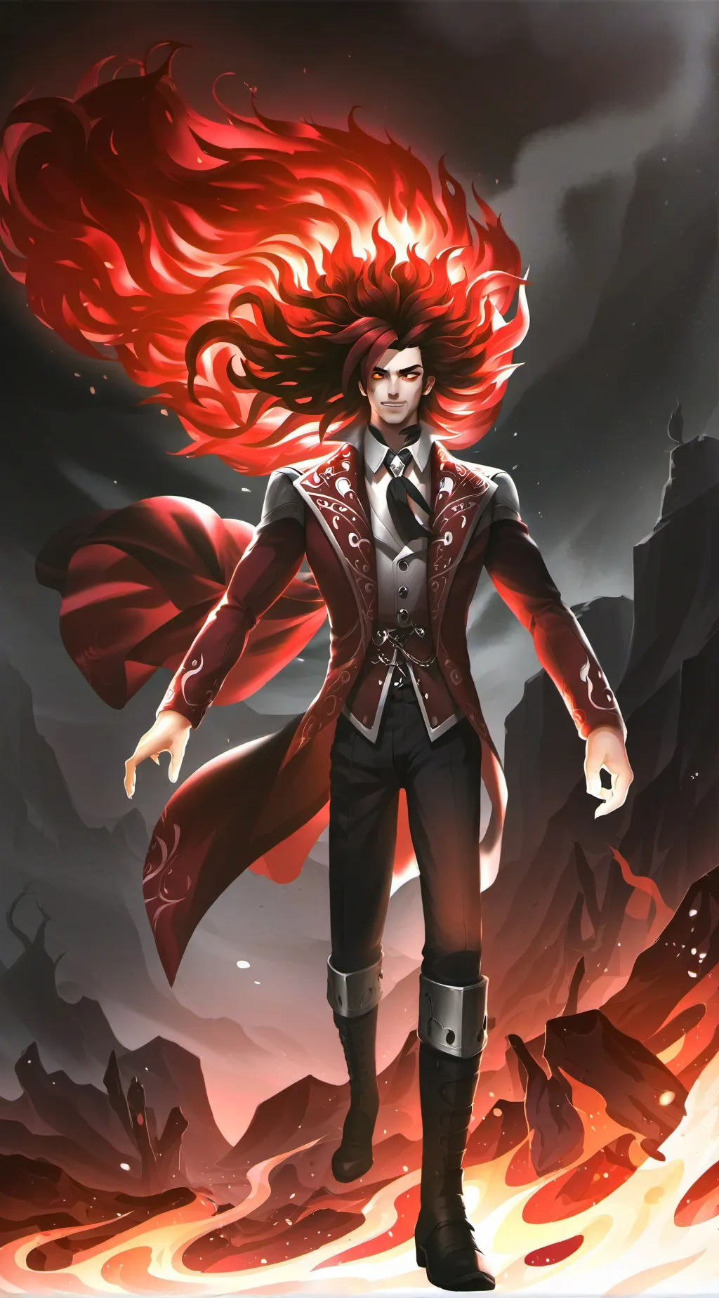 ai character: Blitzo background