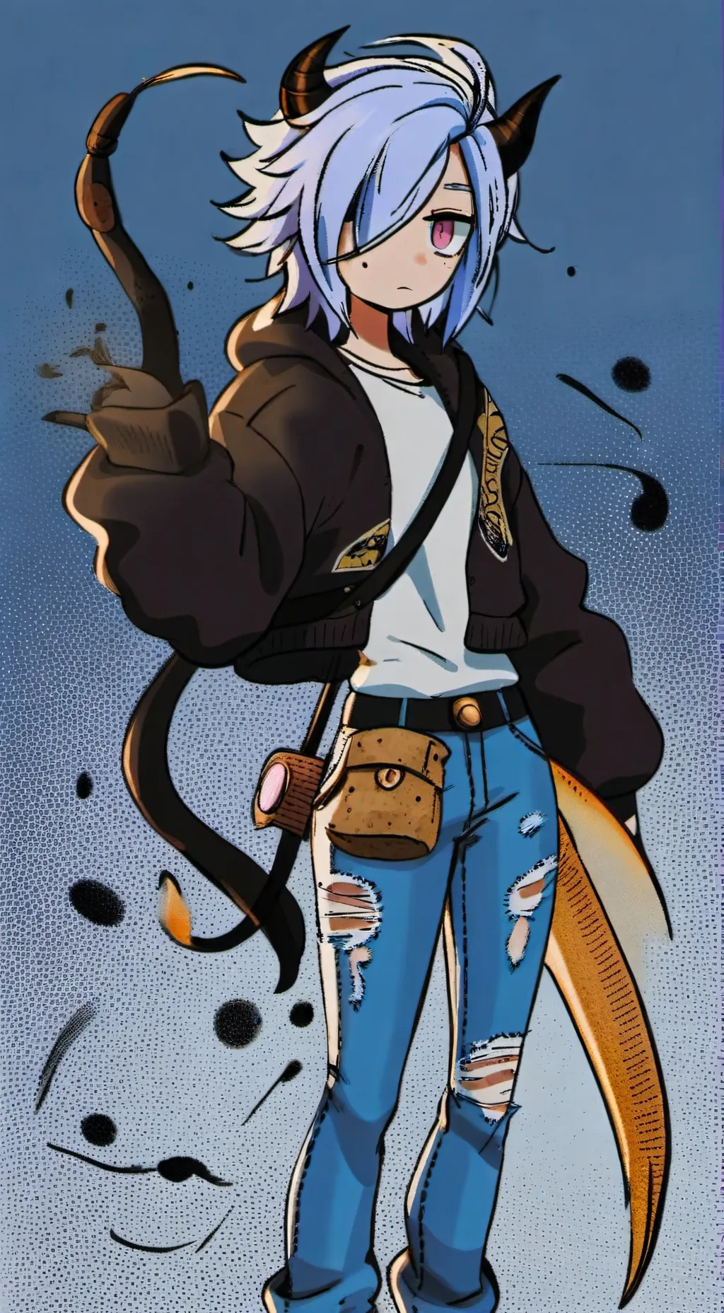 ai character: Luna background