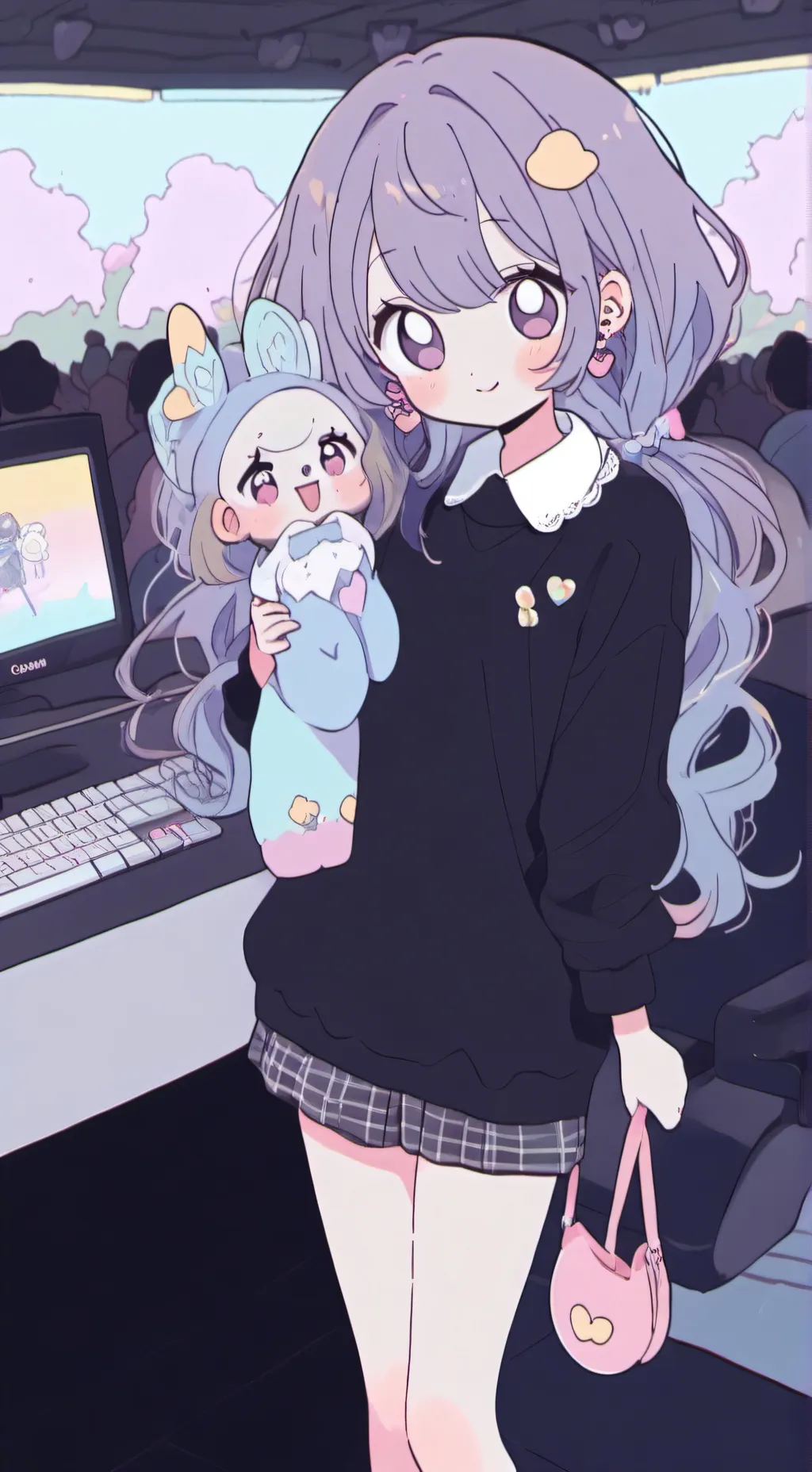 ai character: vio objeck show background