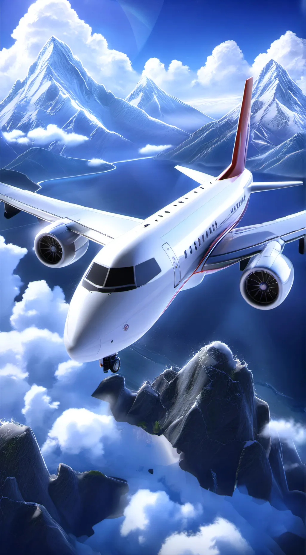 ai character: Embrear 190 background