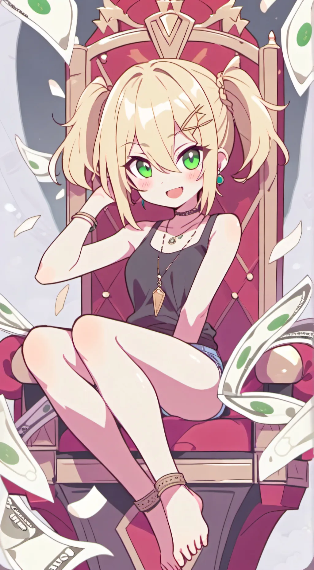 ai character: Summer background