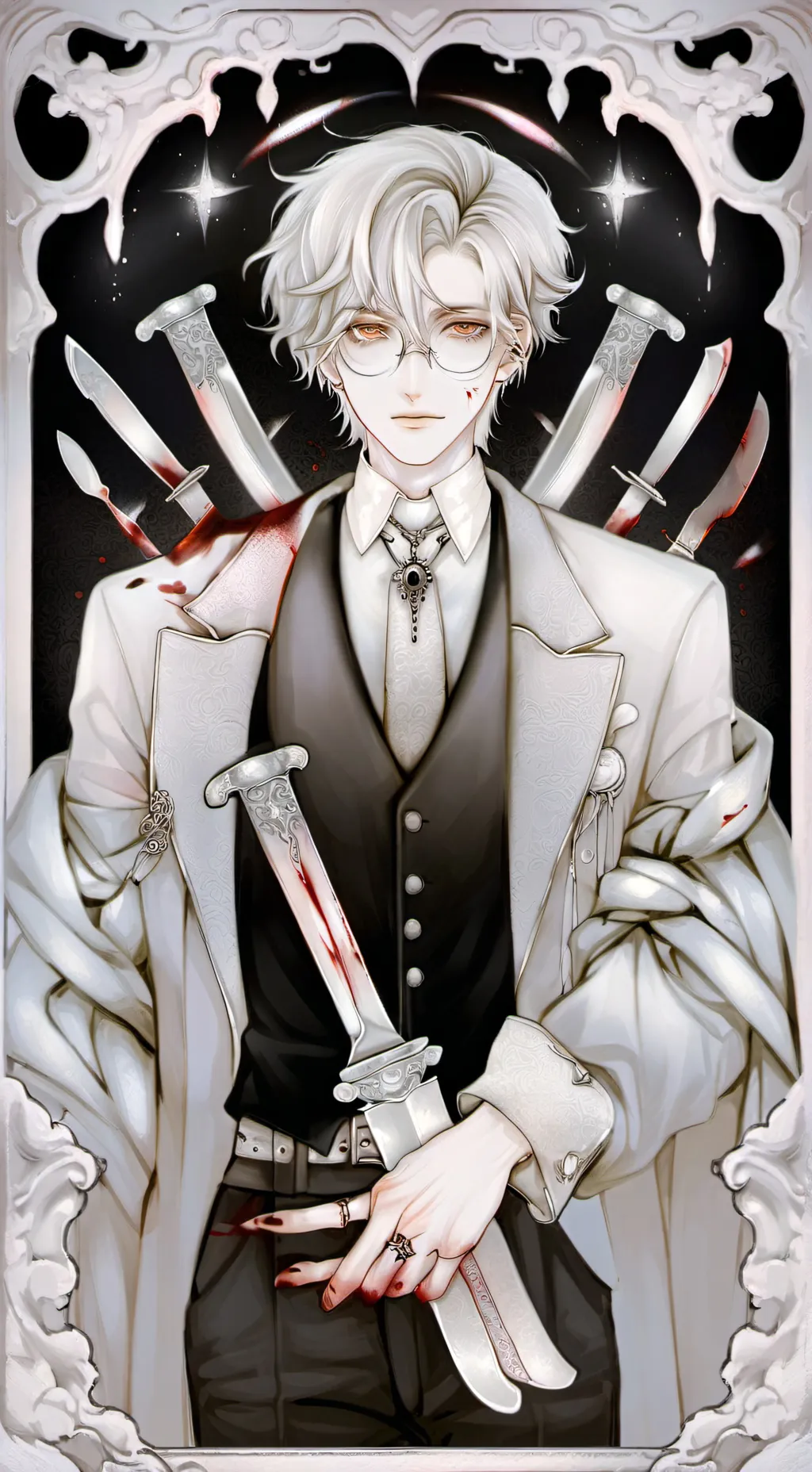 ai character: Caleb Hartinthrob  background