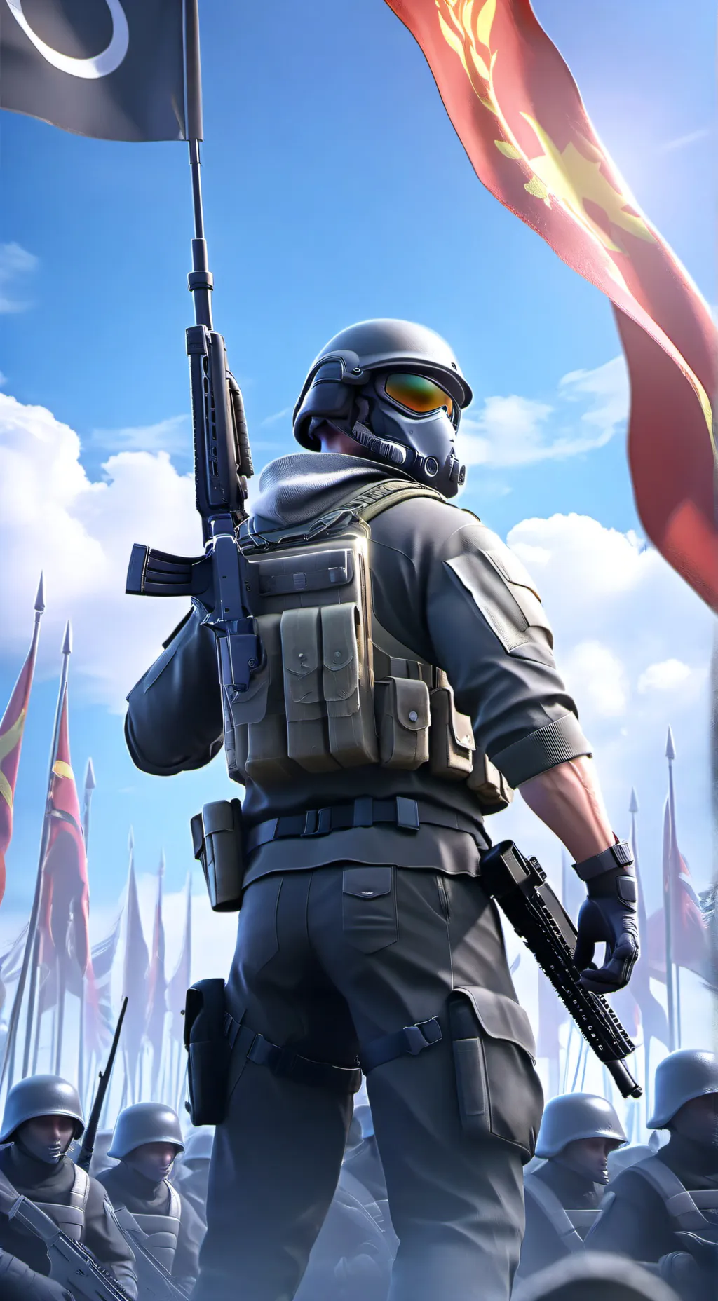 ai character: Anti furry captain background