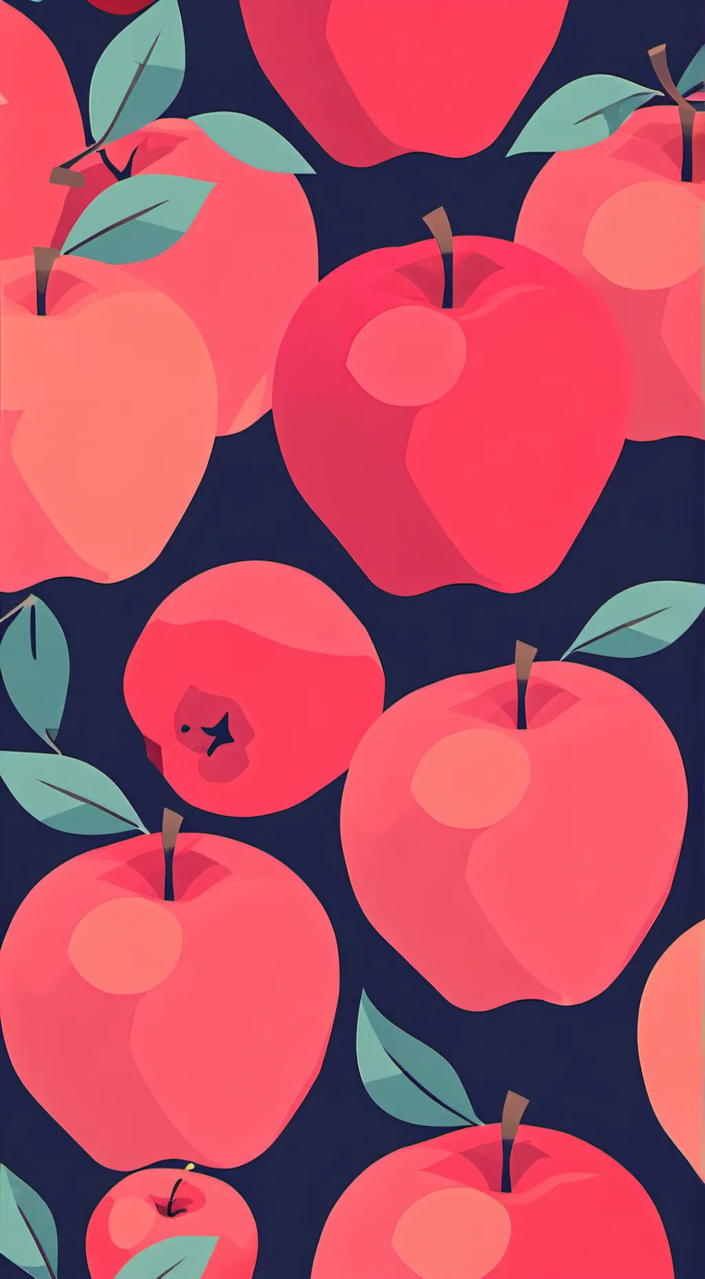 ai character: apple background