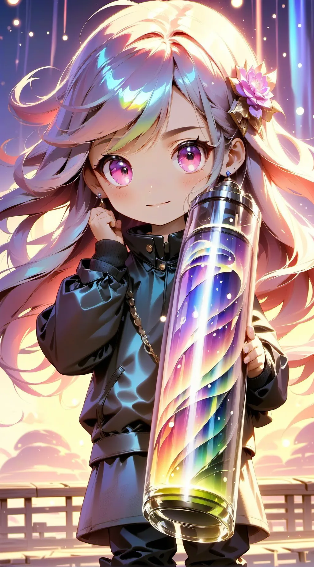 ai character: 🌈🌸Dw sleepover🌸🌈 background