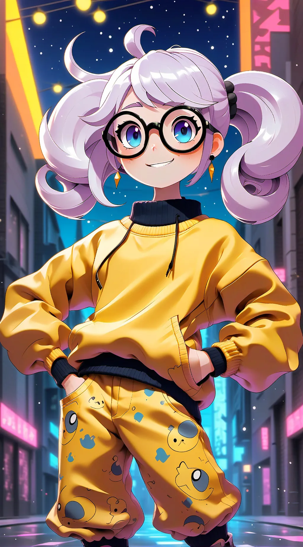 ai character: sky/yo background