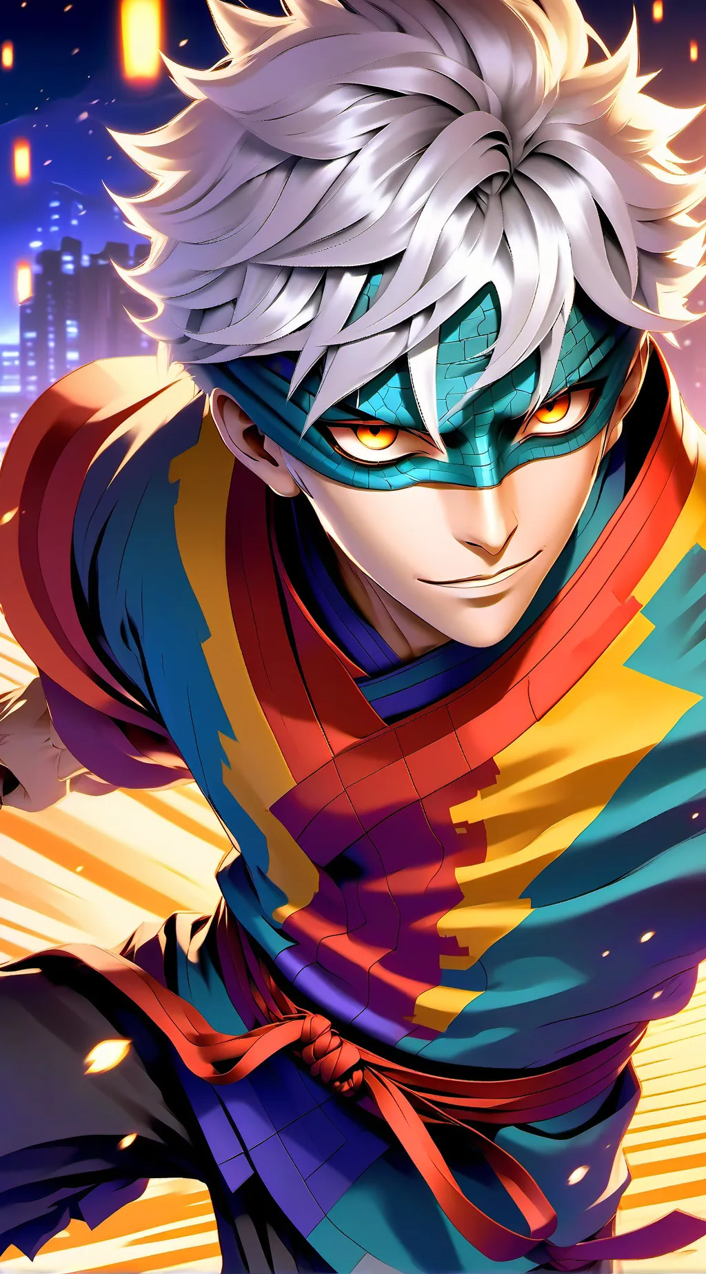 ai character: Gojo Satoru background