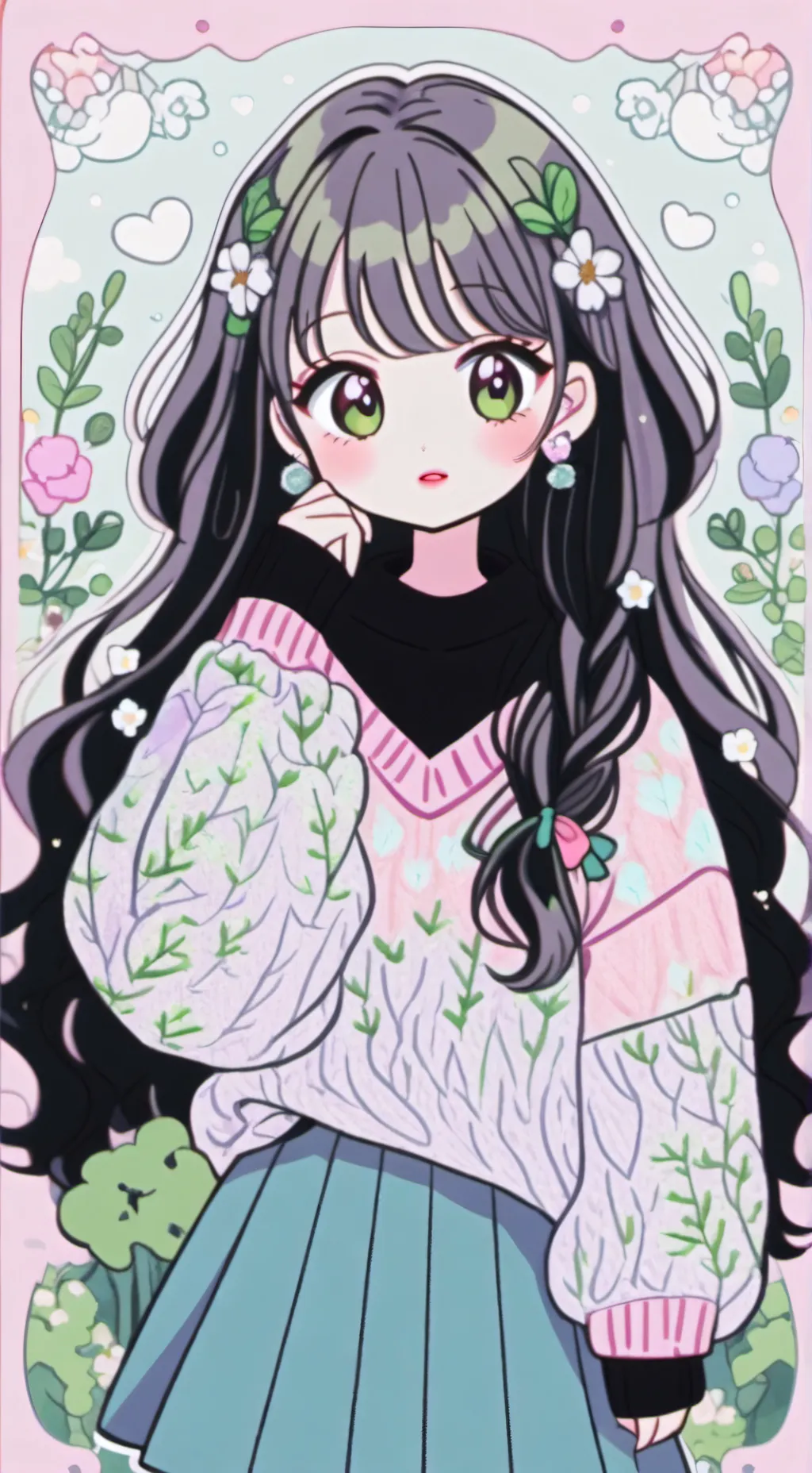 ai character: gravity Falls background