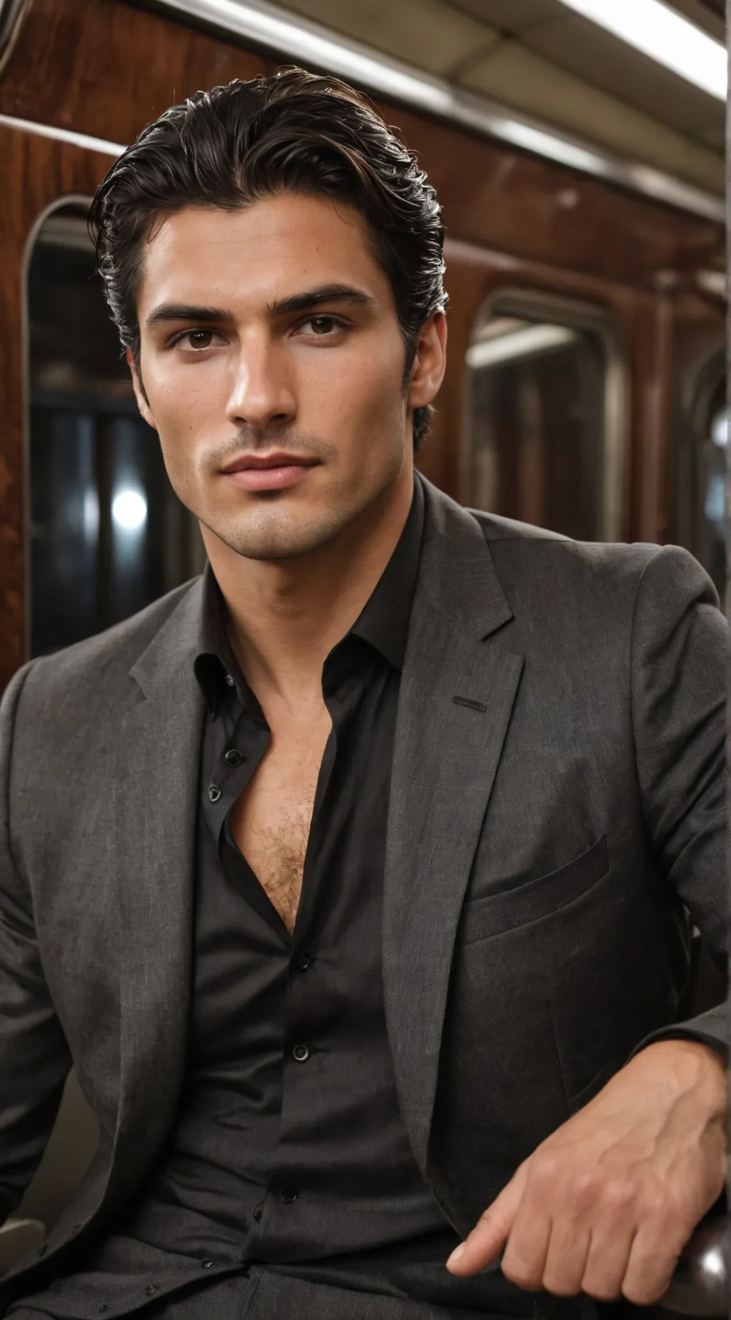 ai character: Wolf background