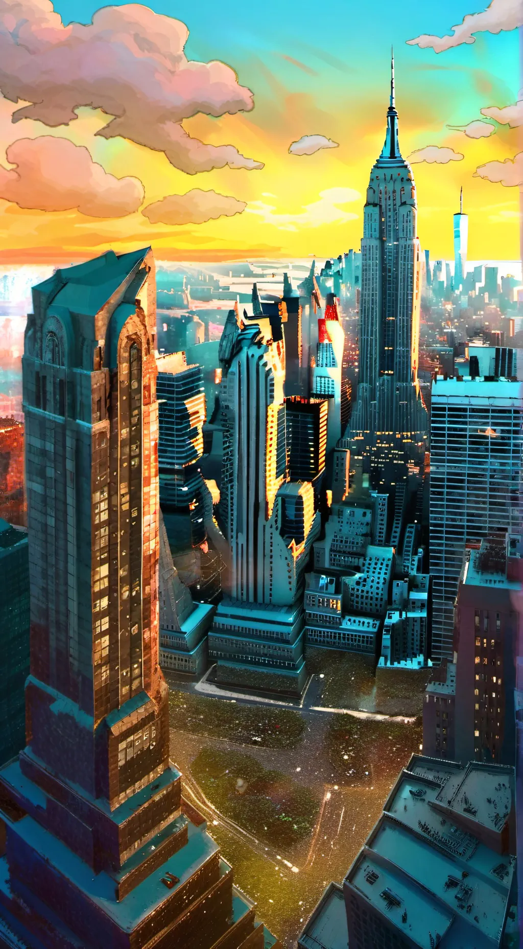 ai character: nyc background