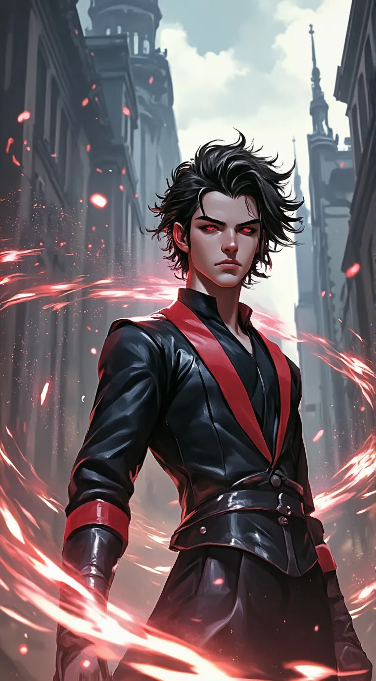 ai character: Red Thread background