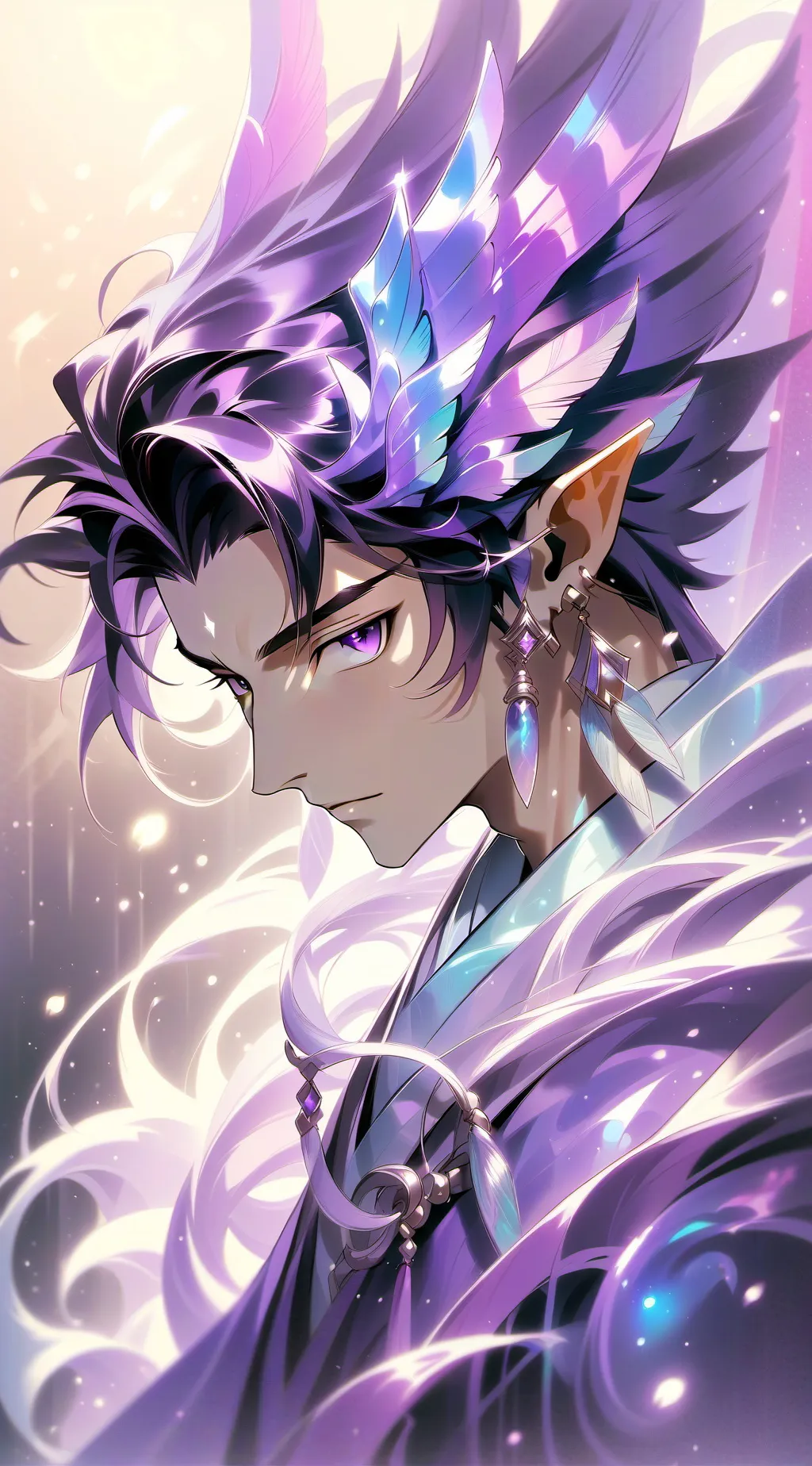 ai character: MHA backwards background