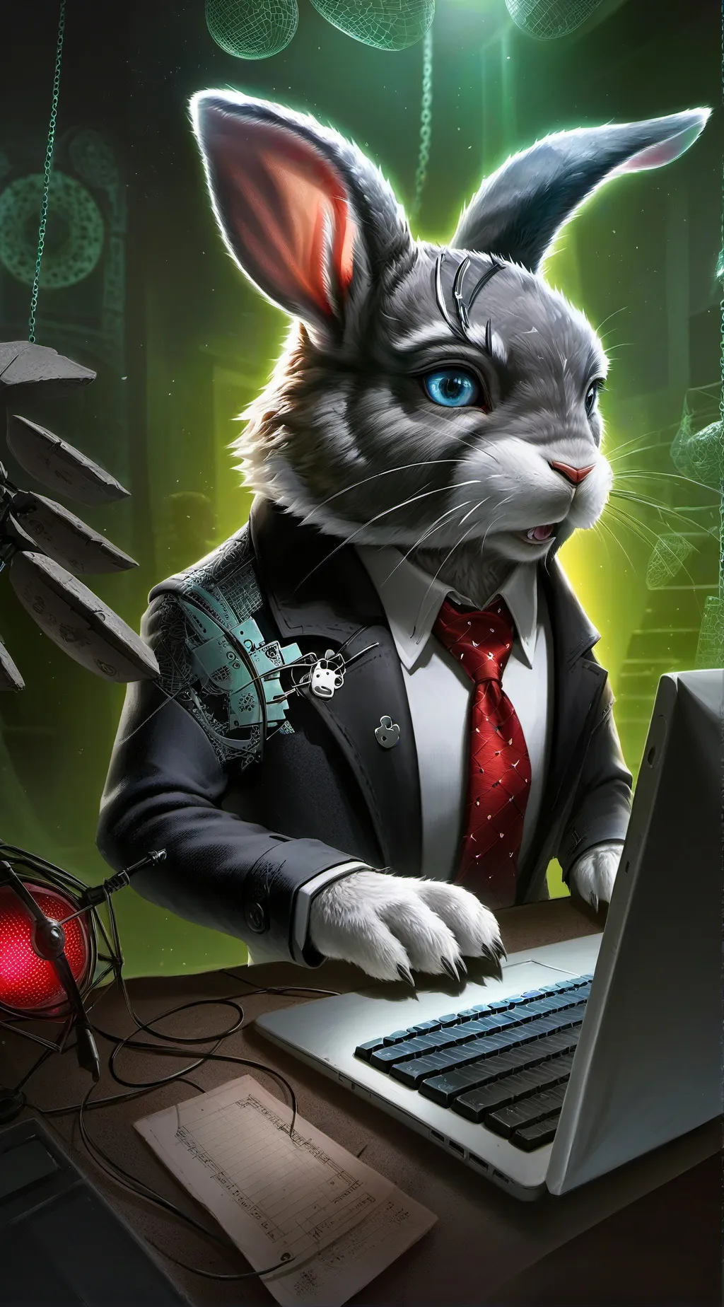 ai character: BitBit background