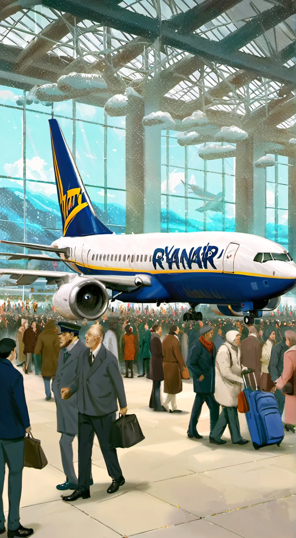 ai character: Ryanair B737 background