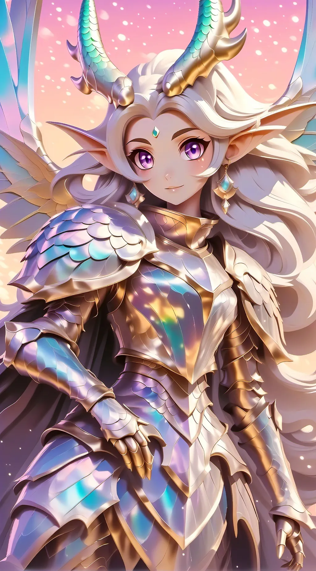 ai character: Black background