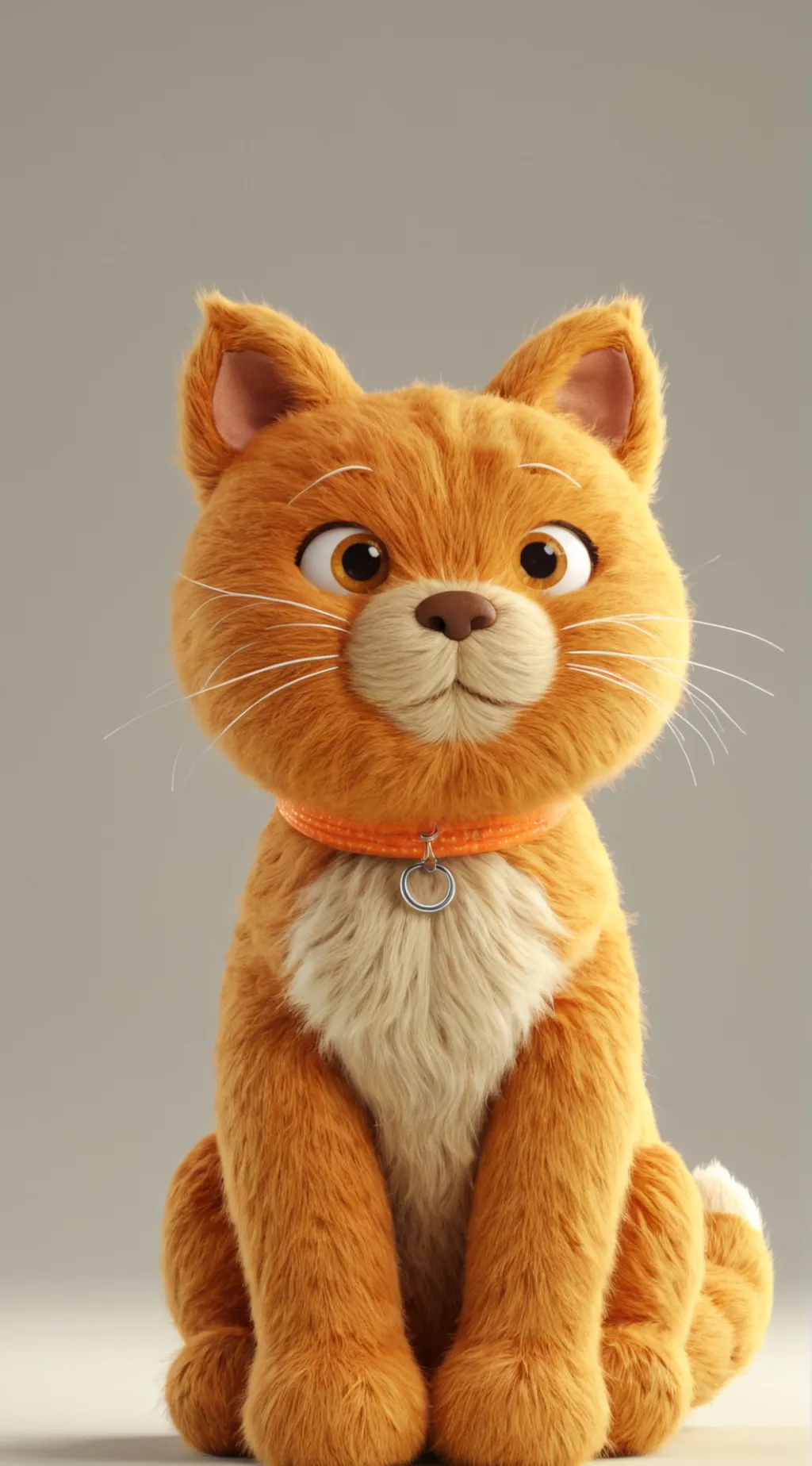 ai character: Gold cat background