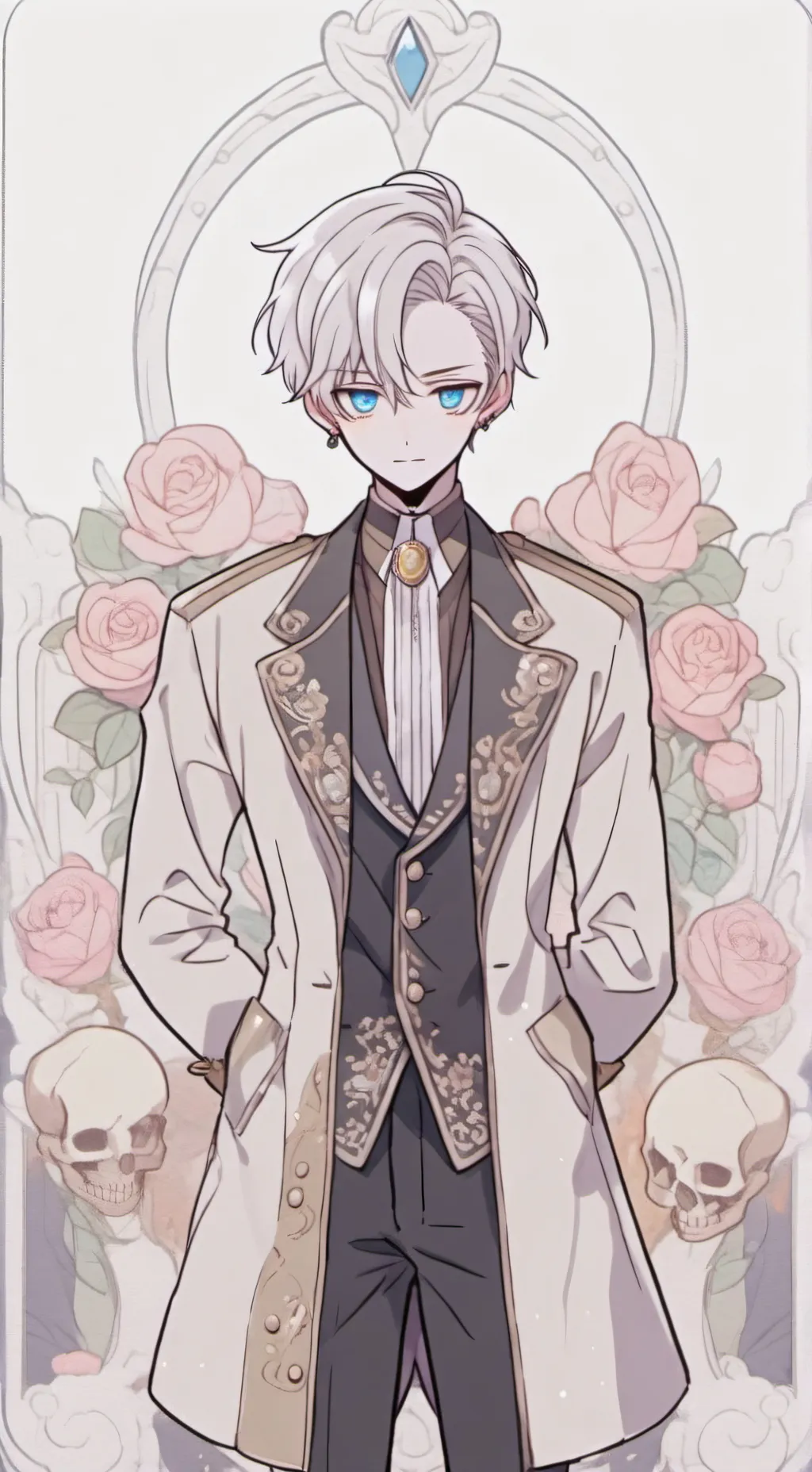 ai character: Fell sans background